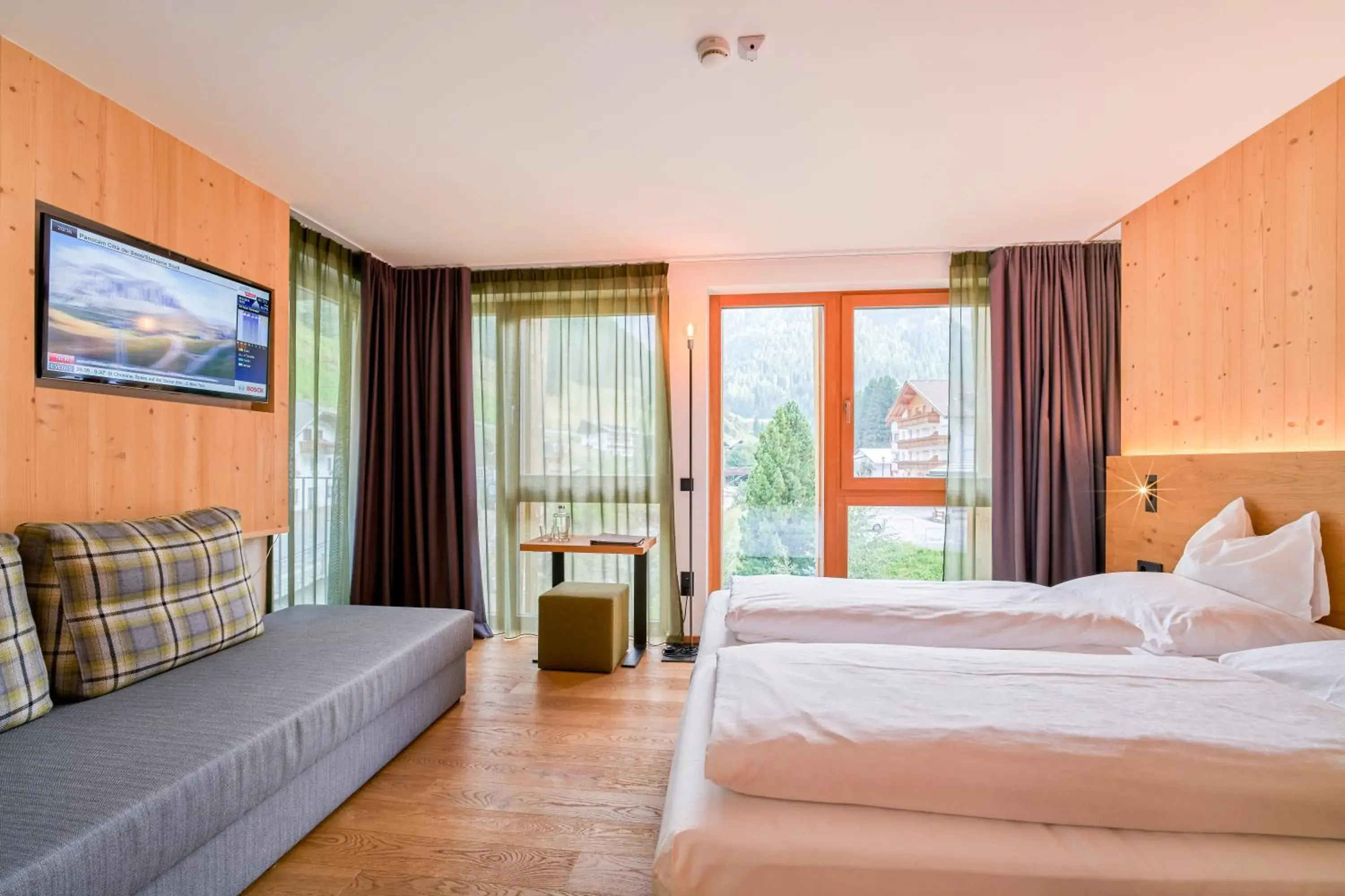 Superior Double or Twin Room in Mountain Design Hotel Eden Selva Superior Double or Twin Room in Mountain Design Hotel Eden Selva