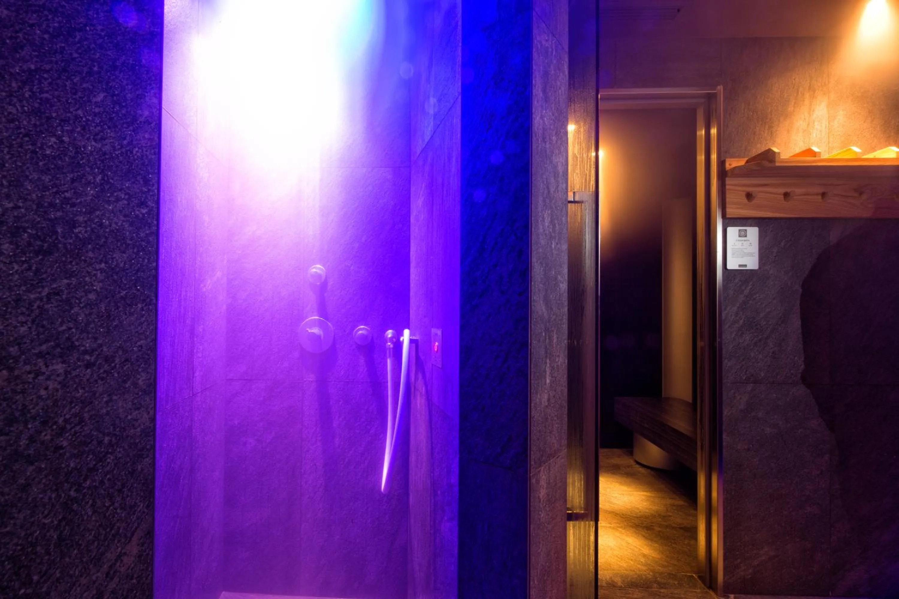 Sauna in Mountain Design Hotel Eden Selva