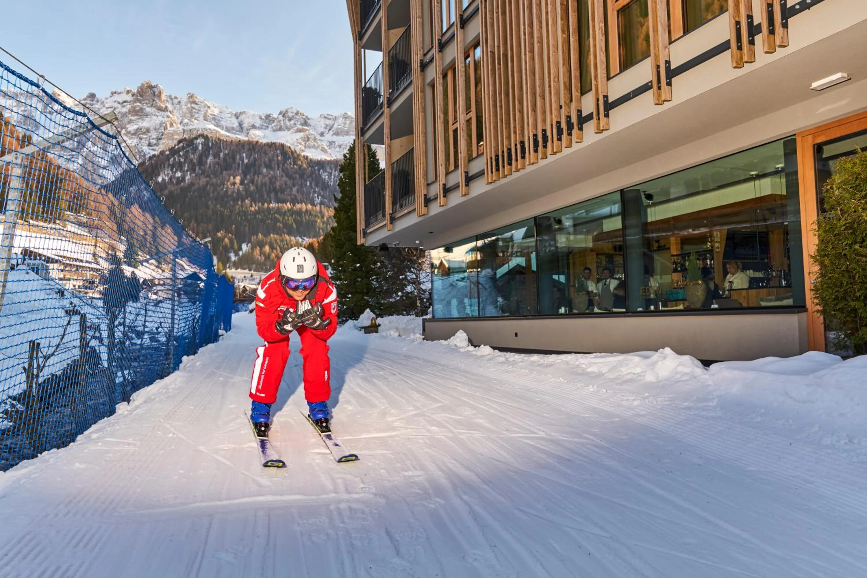 Property building in Mountain Design Hotel Eden Selva