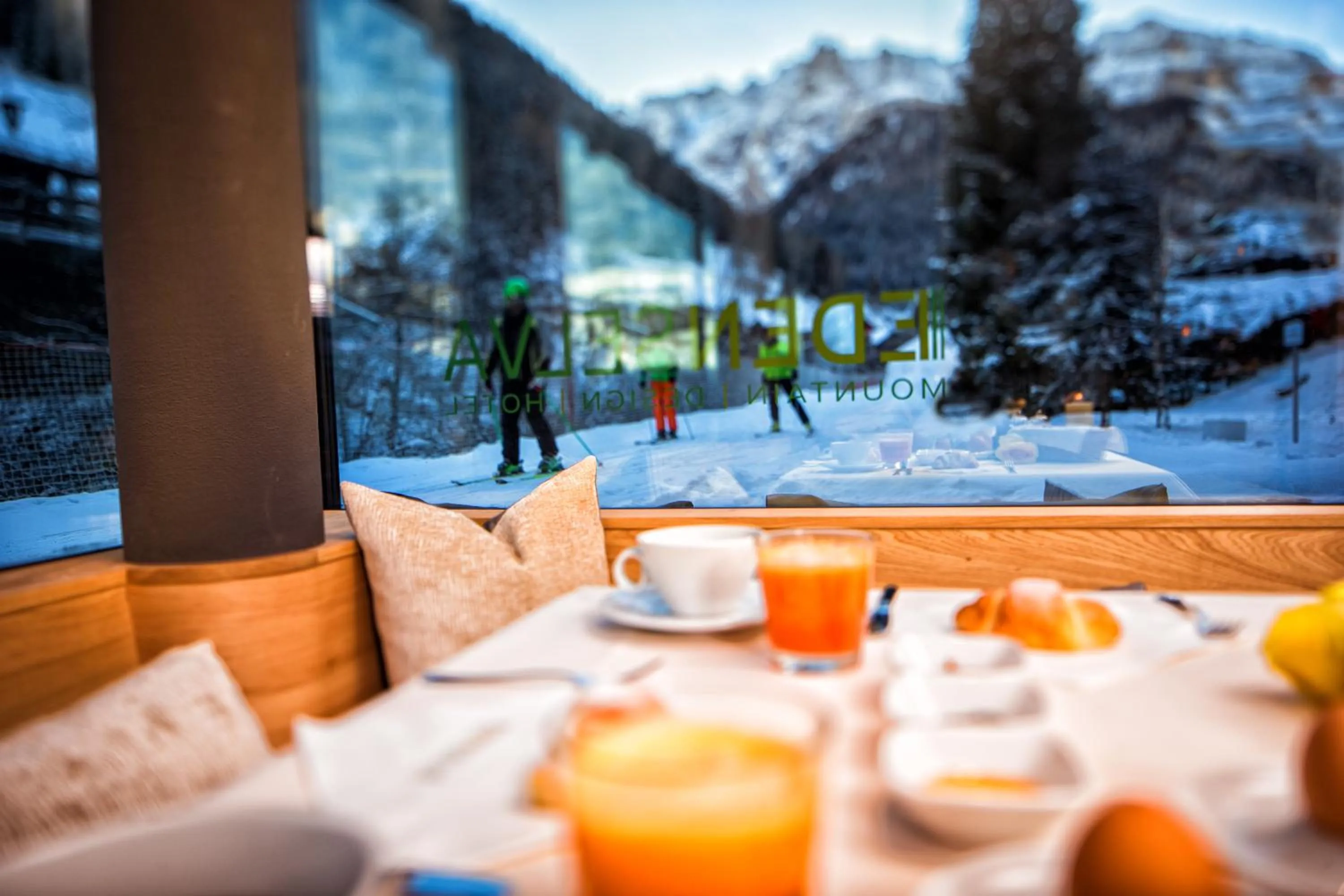 Food close-up in Mountain Design Hotel Eden Selva