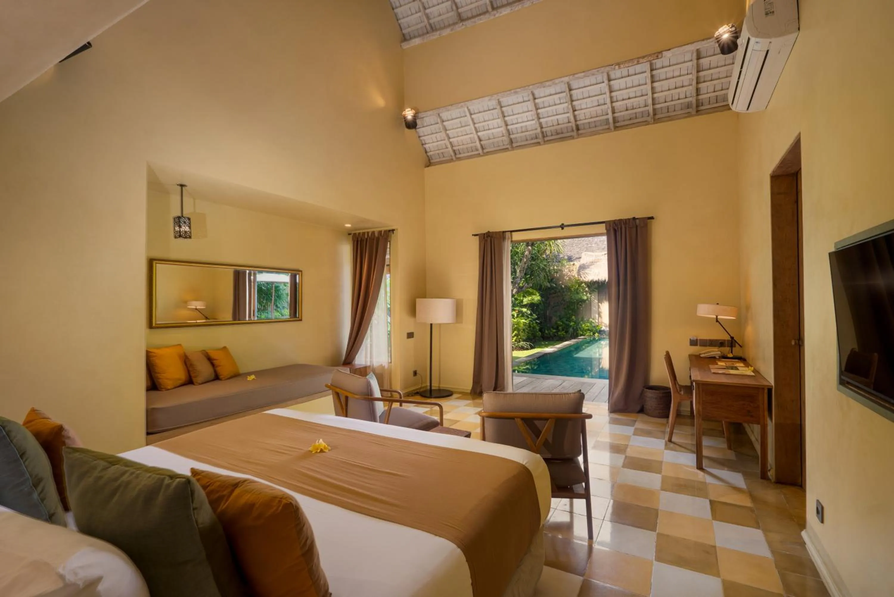 Property building, Bed in Space Villas Bali