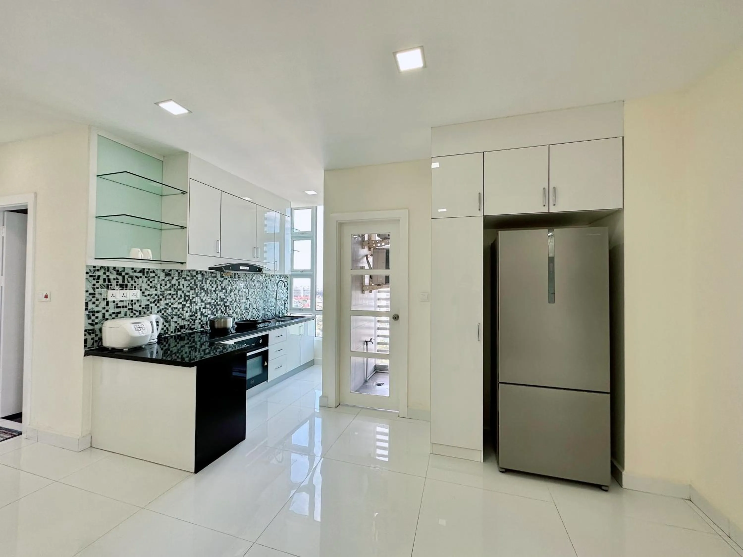 kitchen in Infinity 28 Hotel and Residence