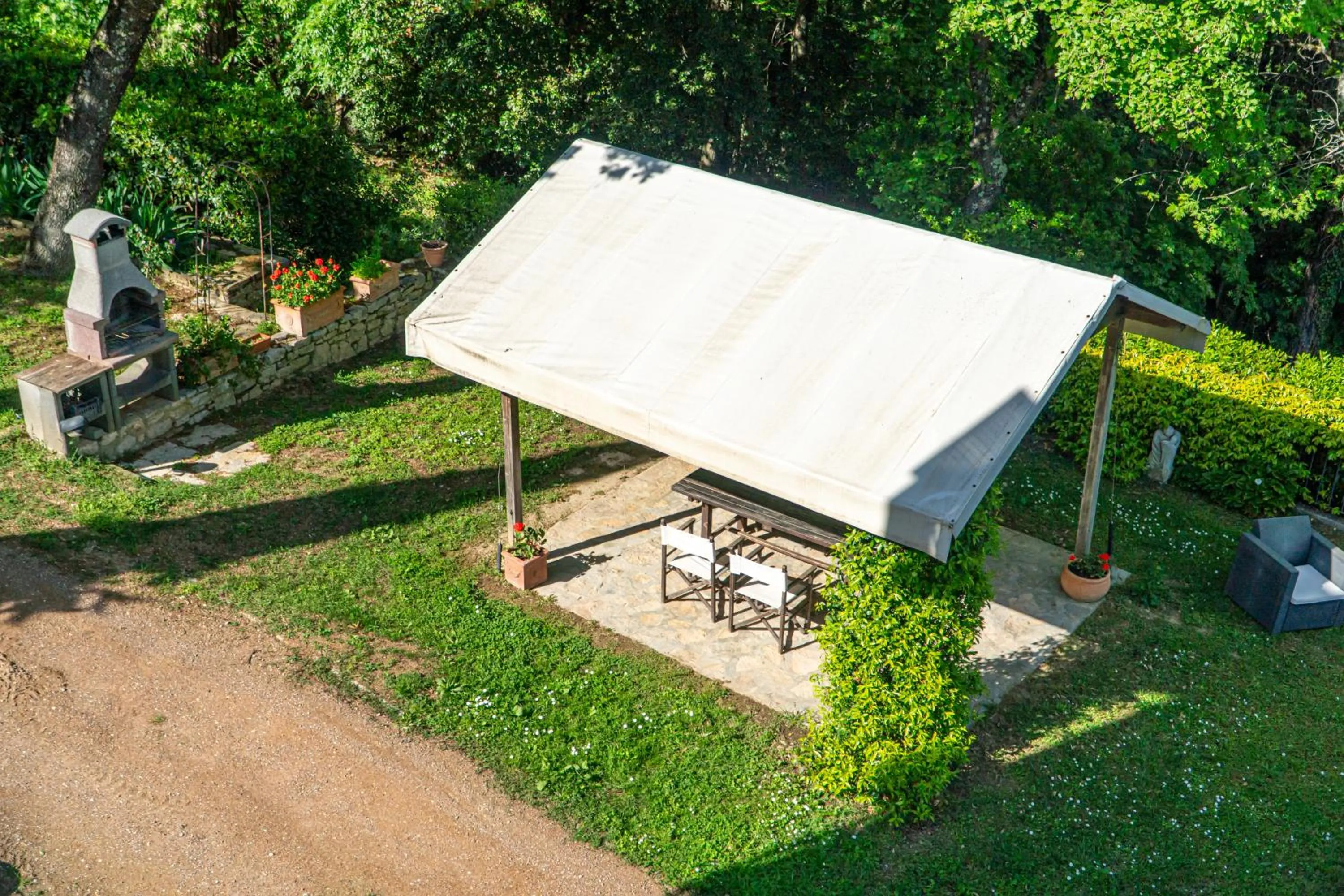 Bird's eye view in Piccozzo agritour