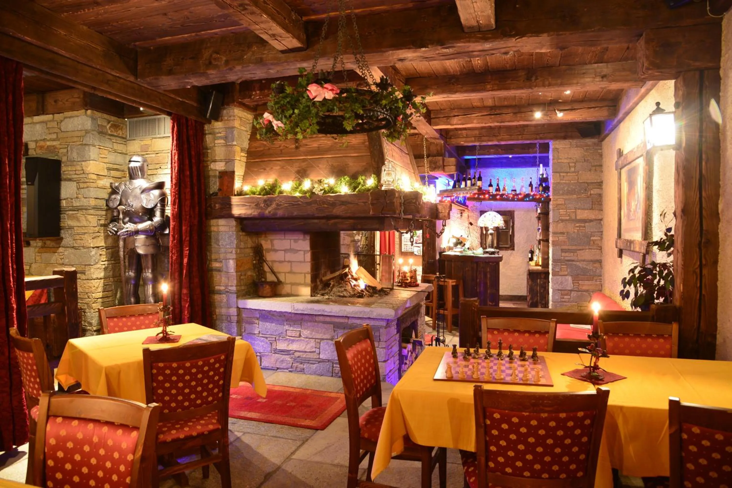 Evening entertainment in Park Chalet Village