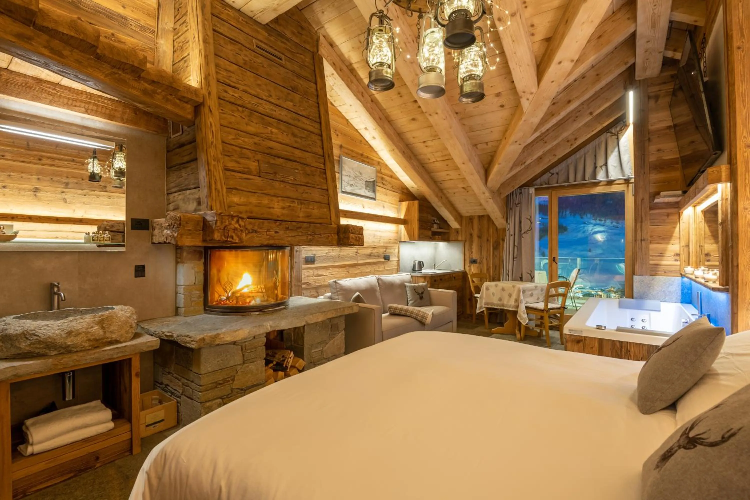 Bed in Park Chalet Village