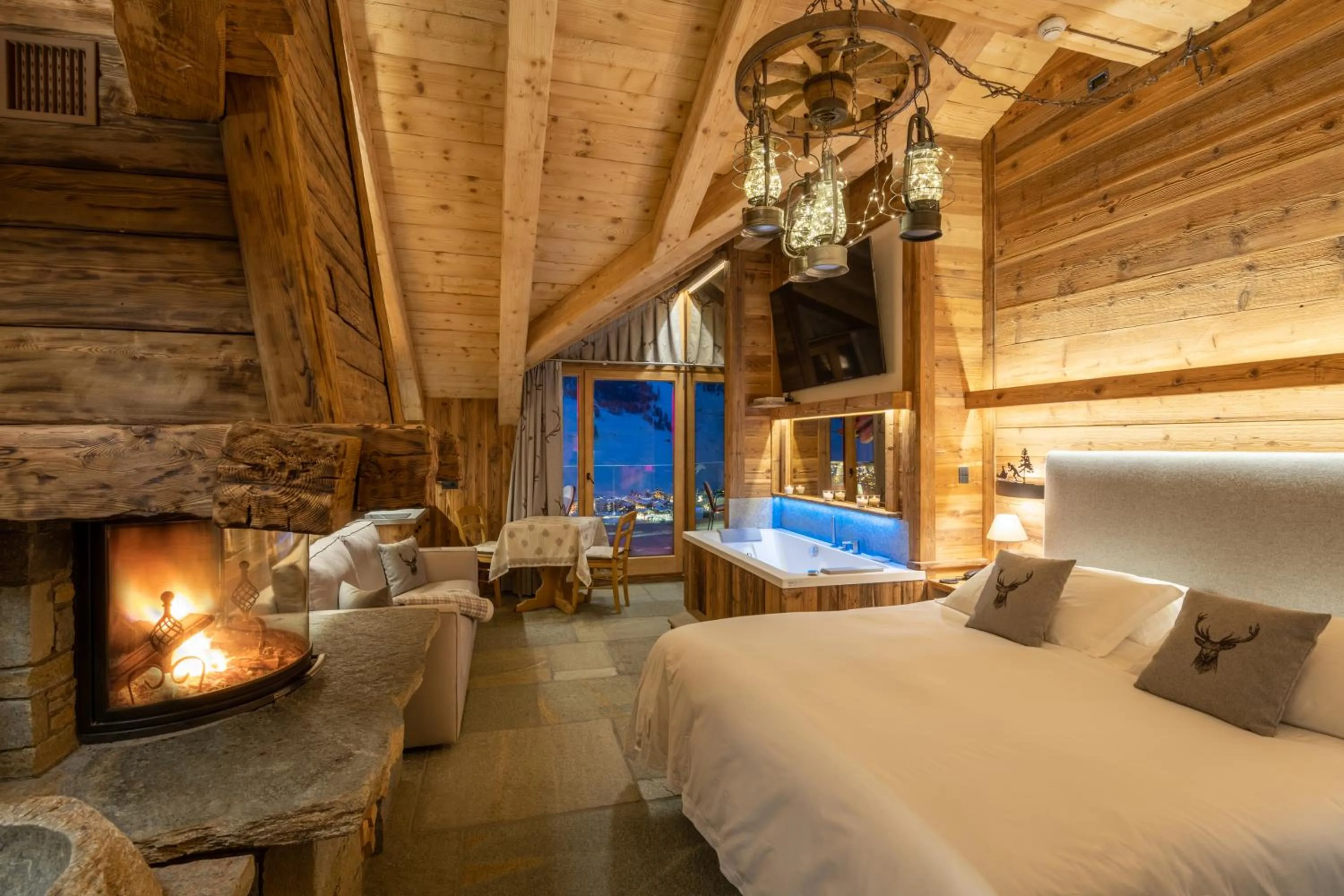 Bed in Park Chalet Village