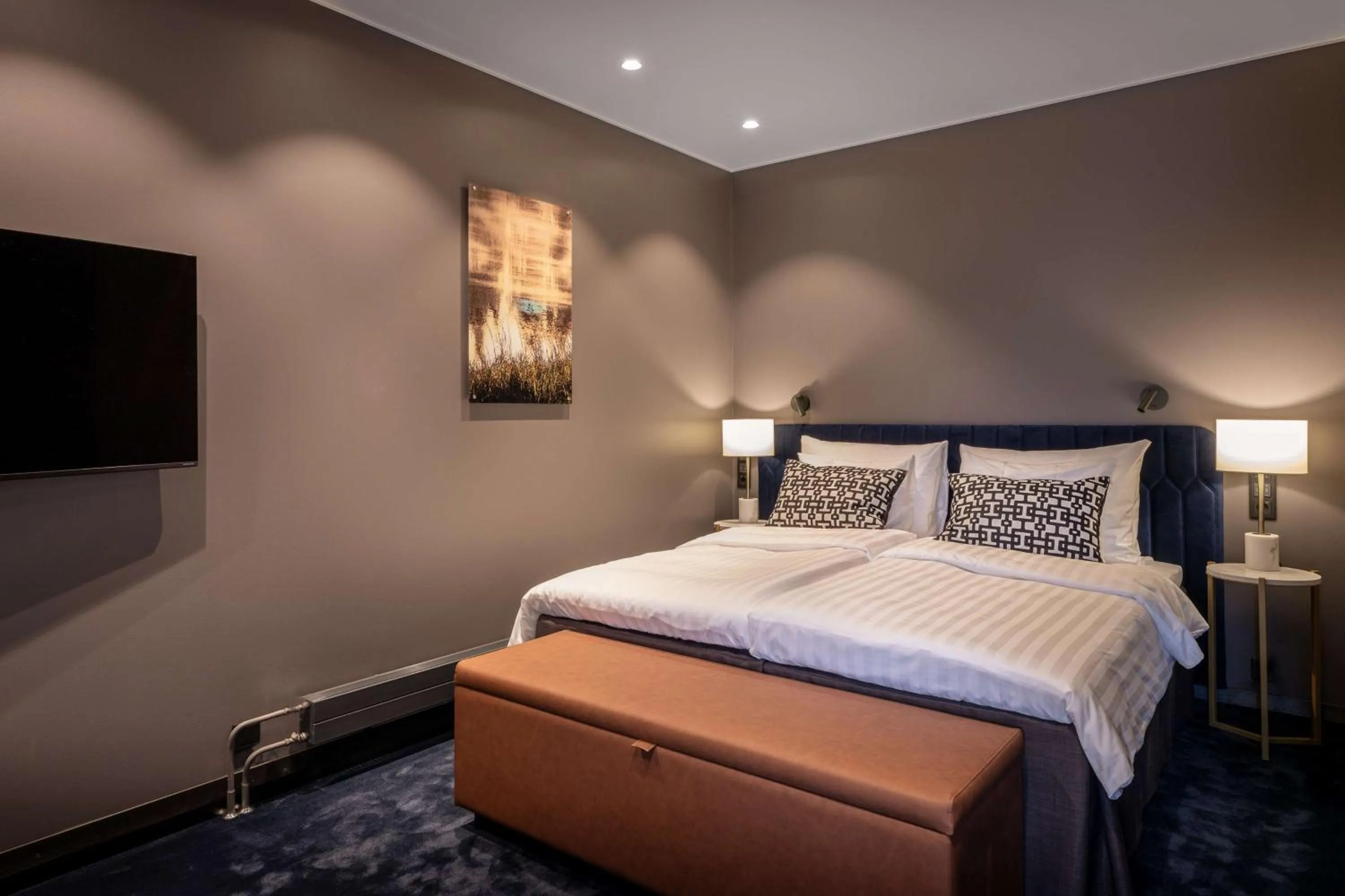 Bedroom, Bed in Scandic Hamburger Börs