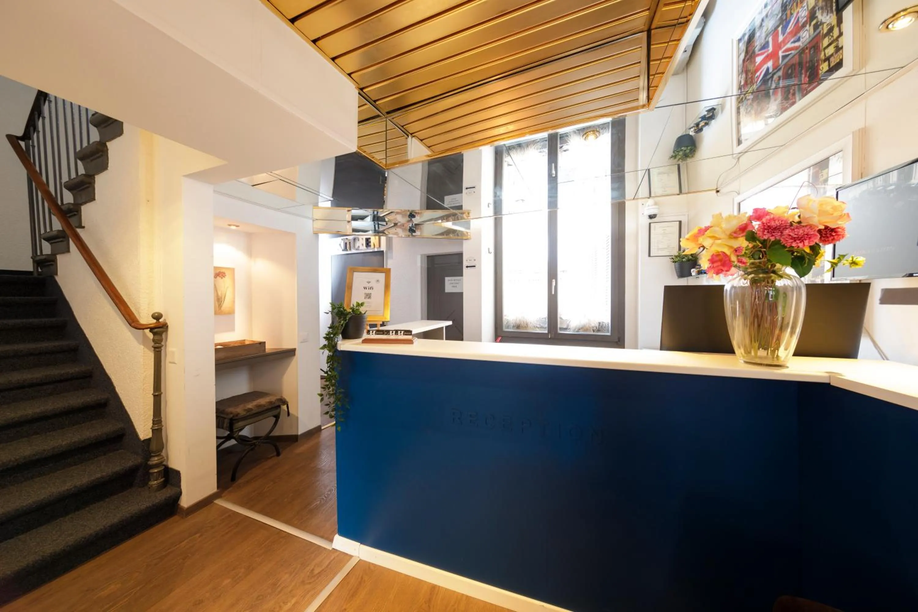 Lobby or reception in Hôtel de l'Ange