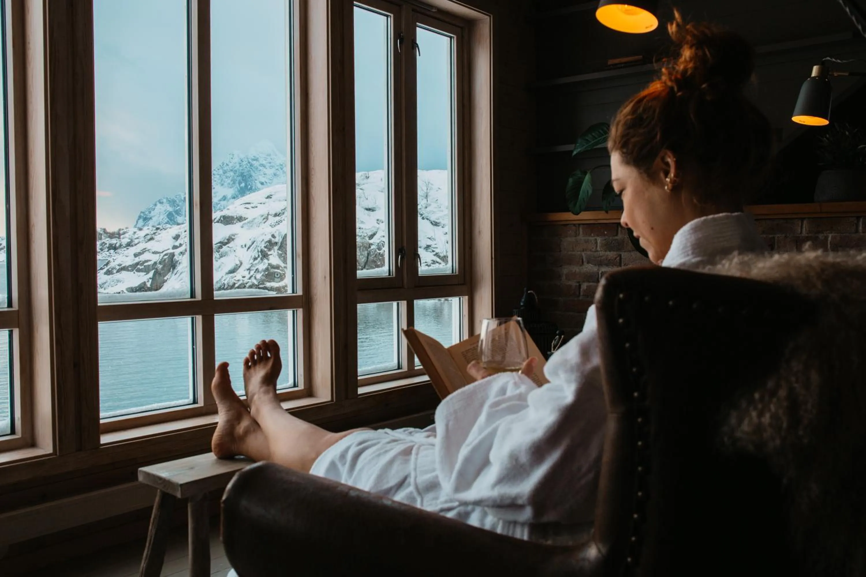 Spa and wellness centre/facilities in Nyvågar Rorbuhotell - by Classic Norway Hotels