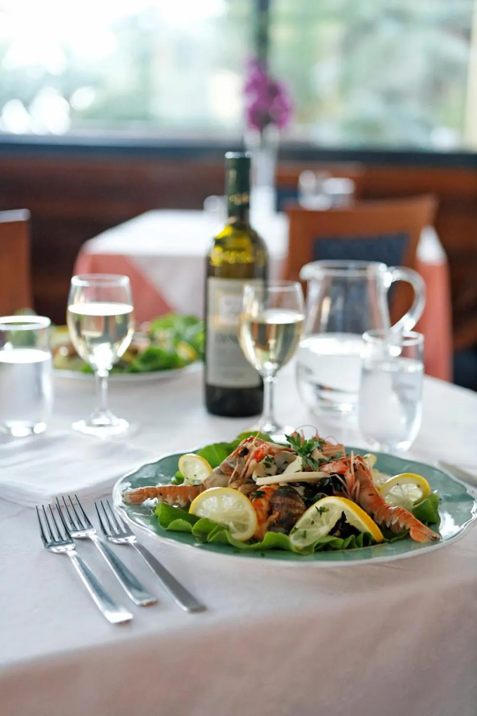 Food and drinks in Hotel Villa Adriana