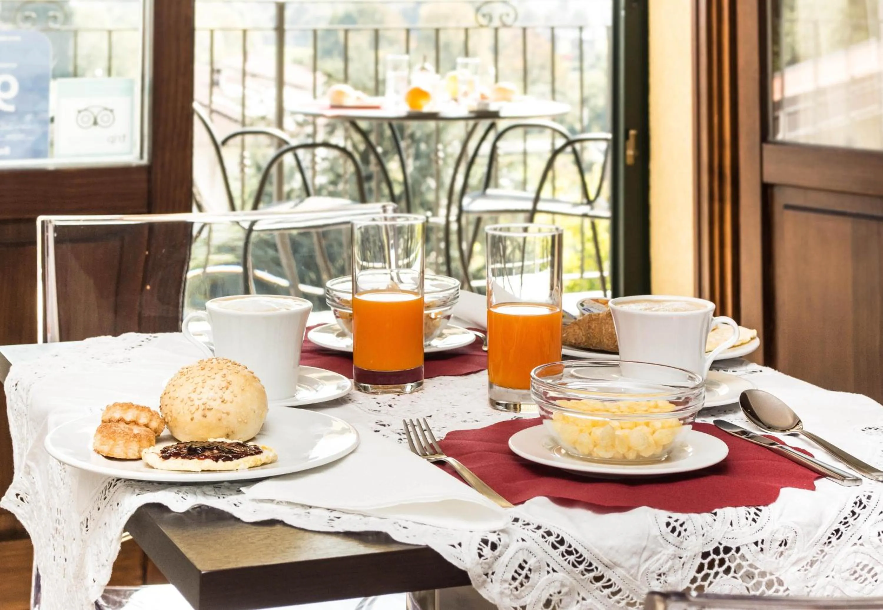 Italian breakfast in B&B Lori