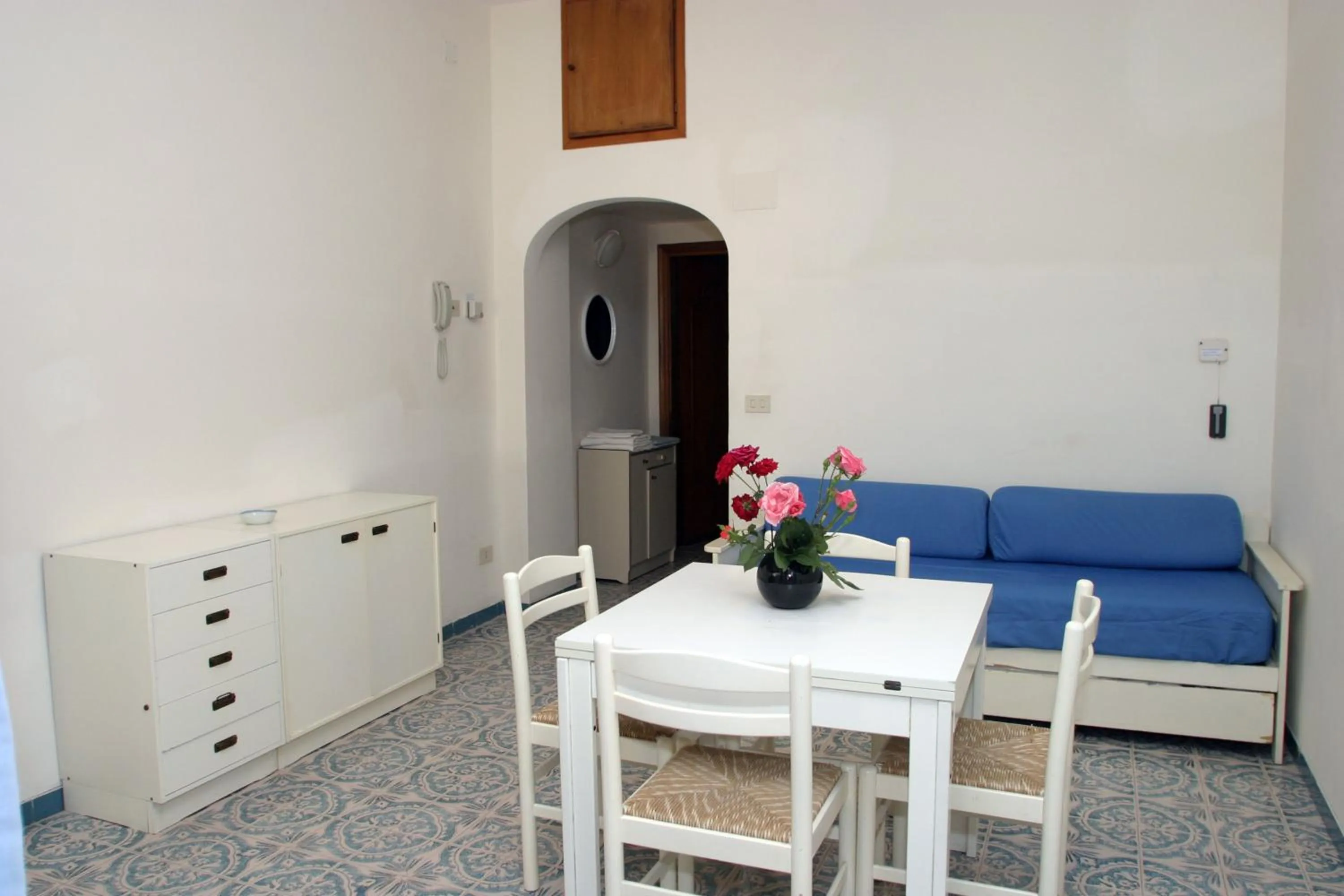 Living room, Bed in Residence Le Villette