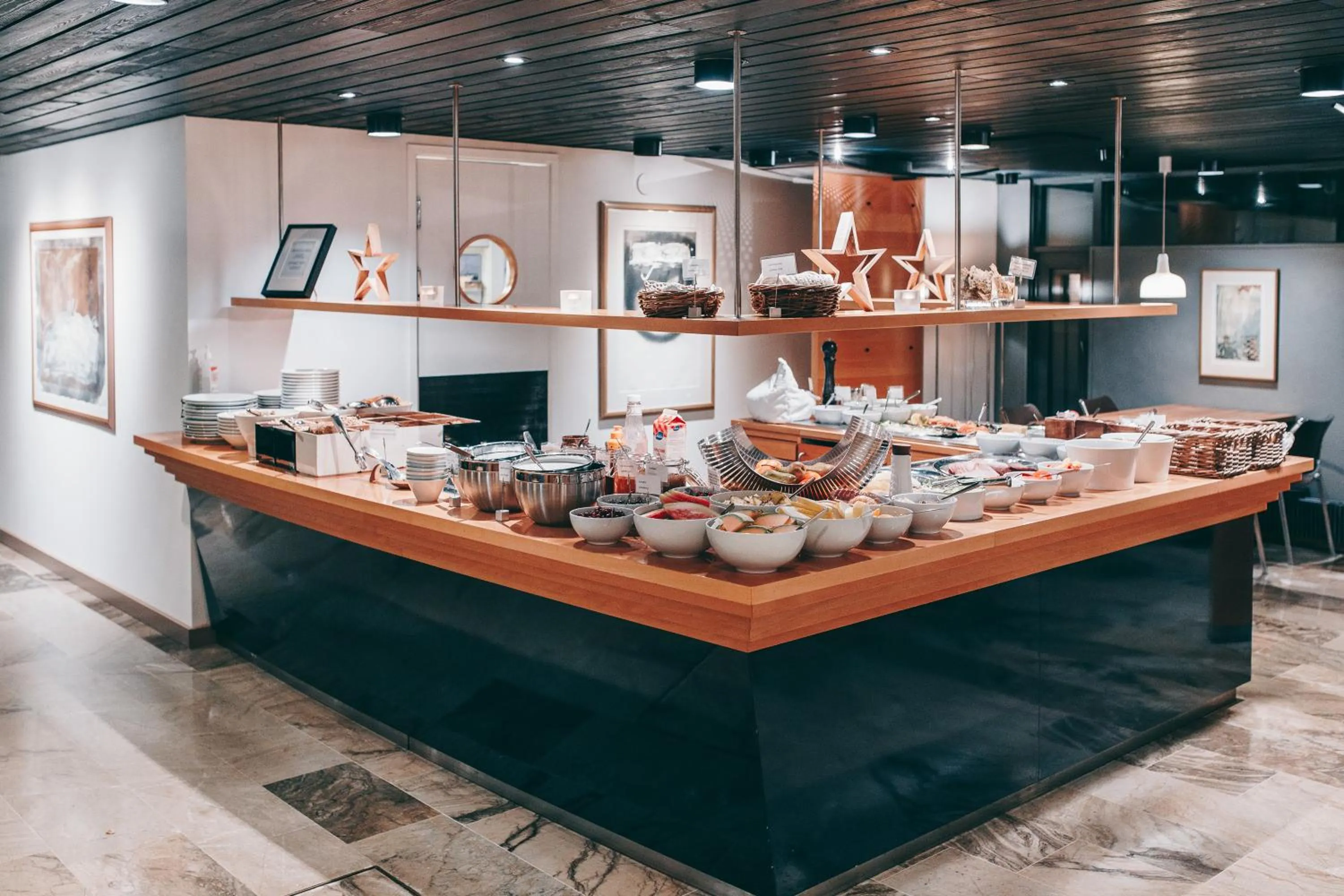 Buffet breakfast in Centro Hotel Turku