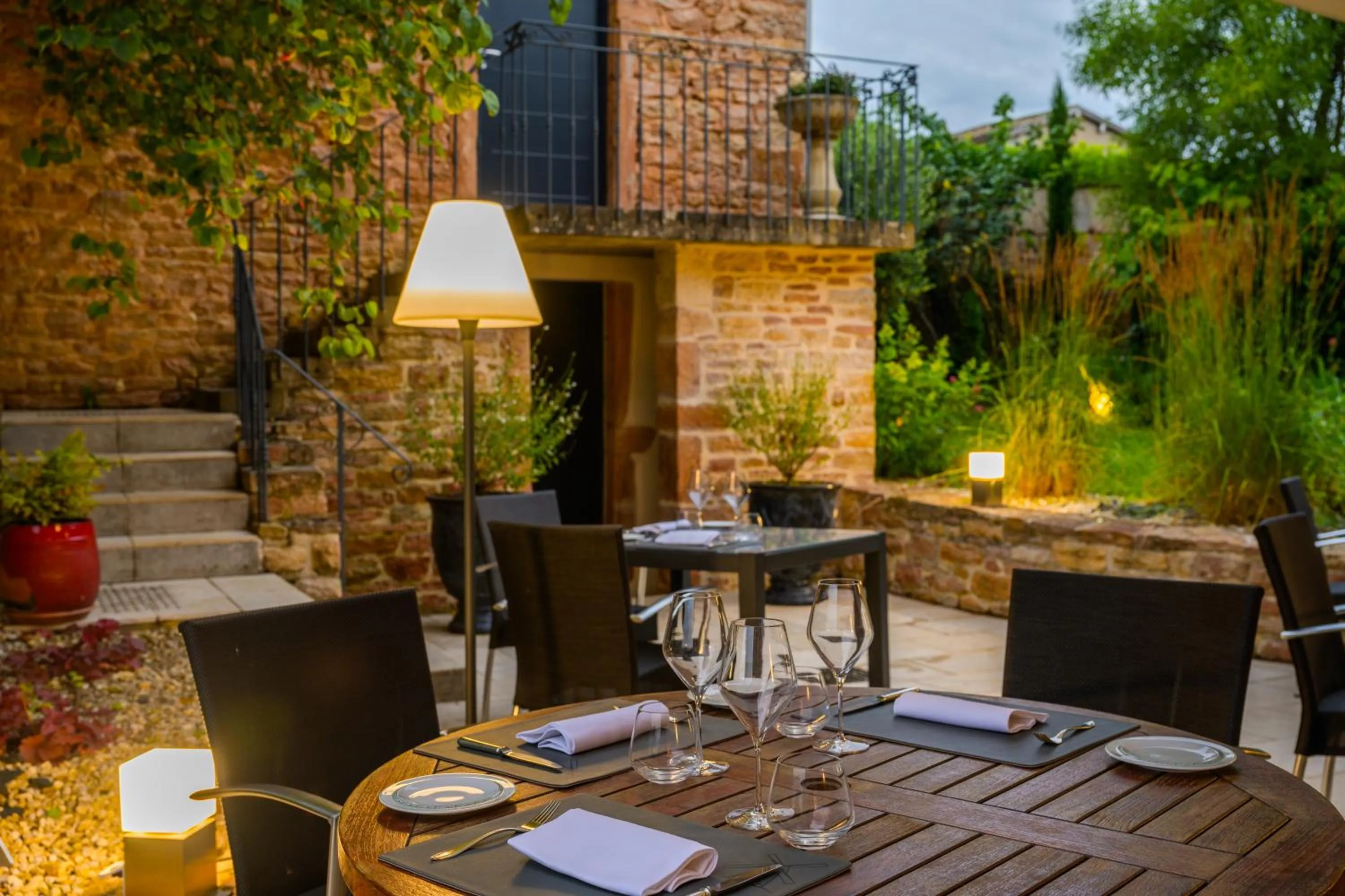 Patio in Le Moulin du Gastronome