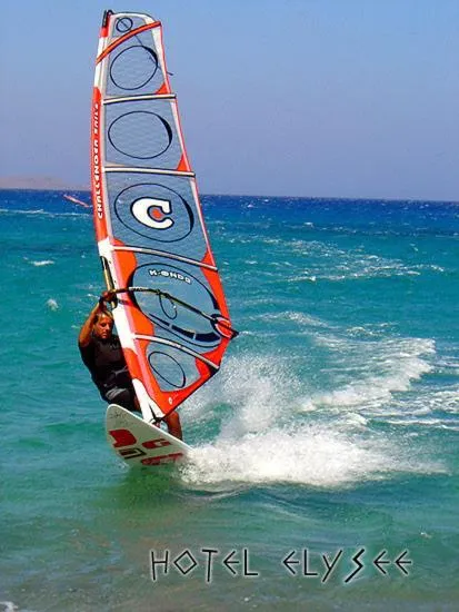 Windsurfing in Elysee Hotel