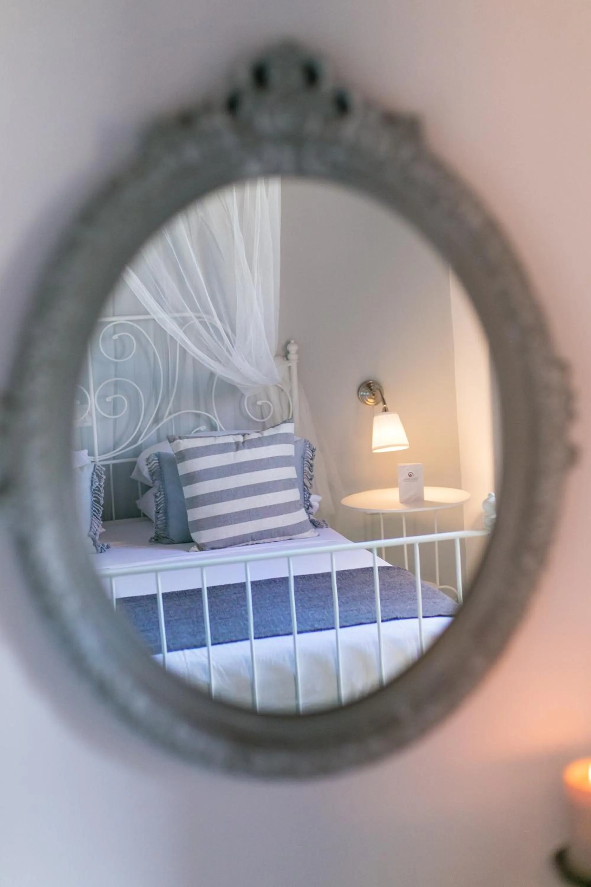 Bed in Thea Villas and Suite