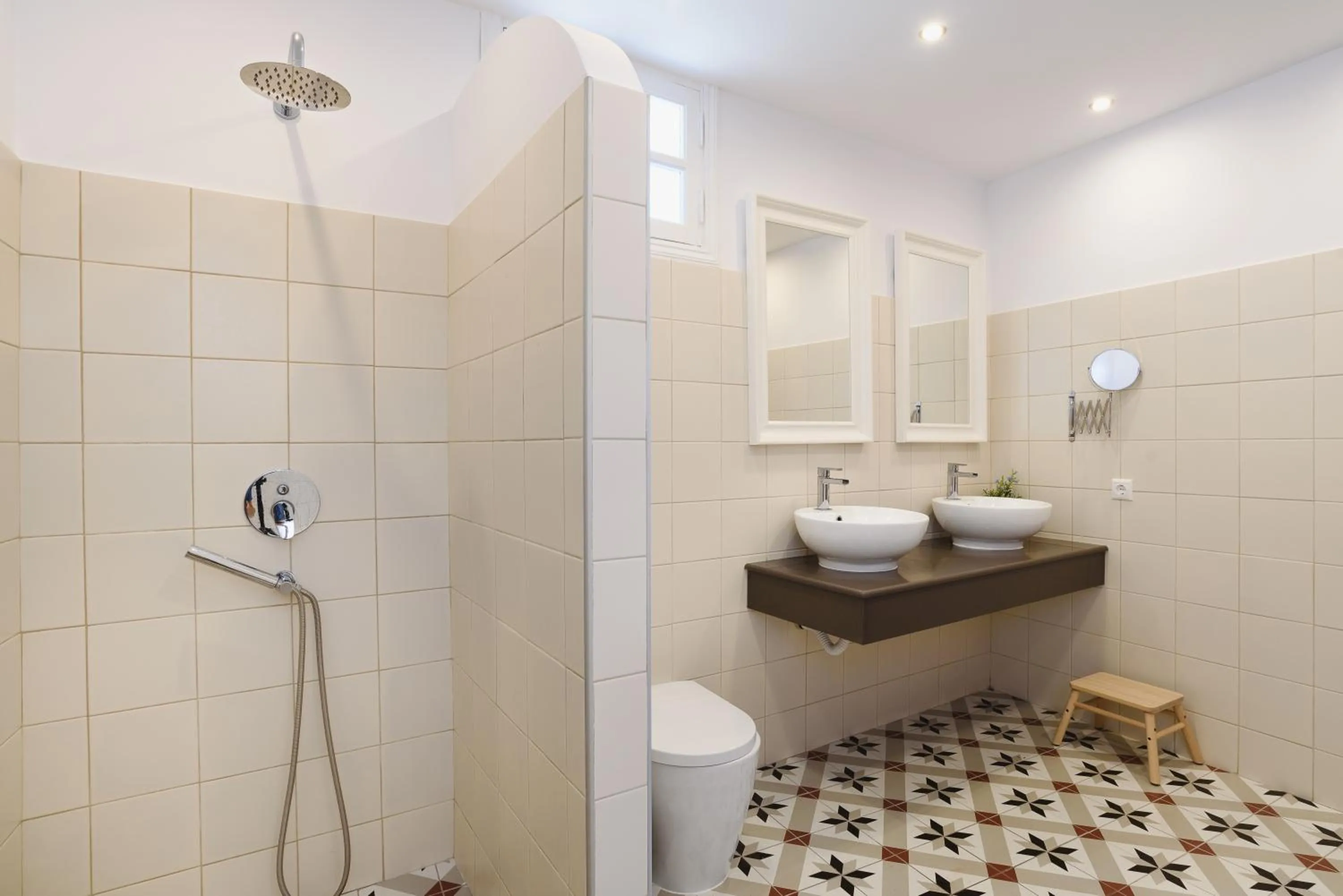 Shower in Thea Villas and Suite