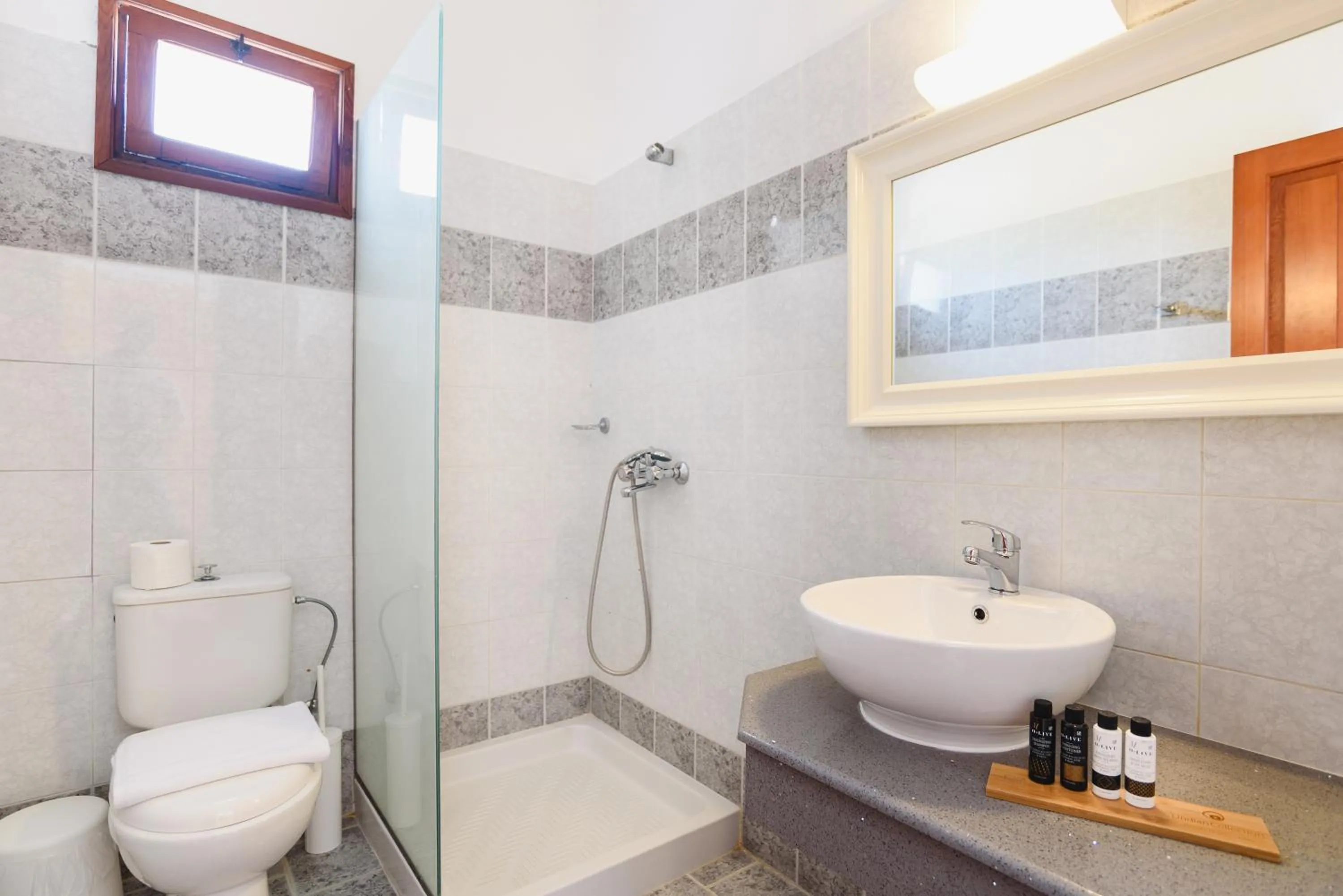 Shower in Thea Villas and Suite