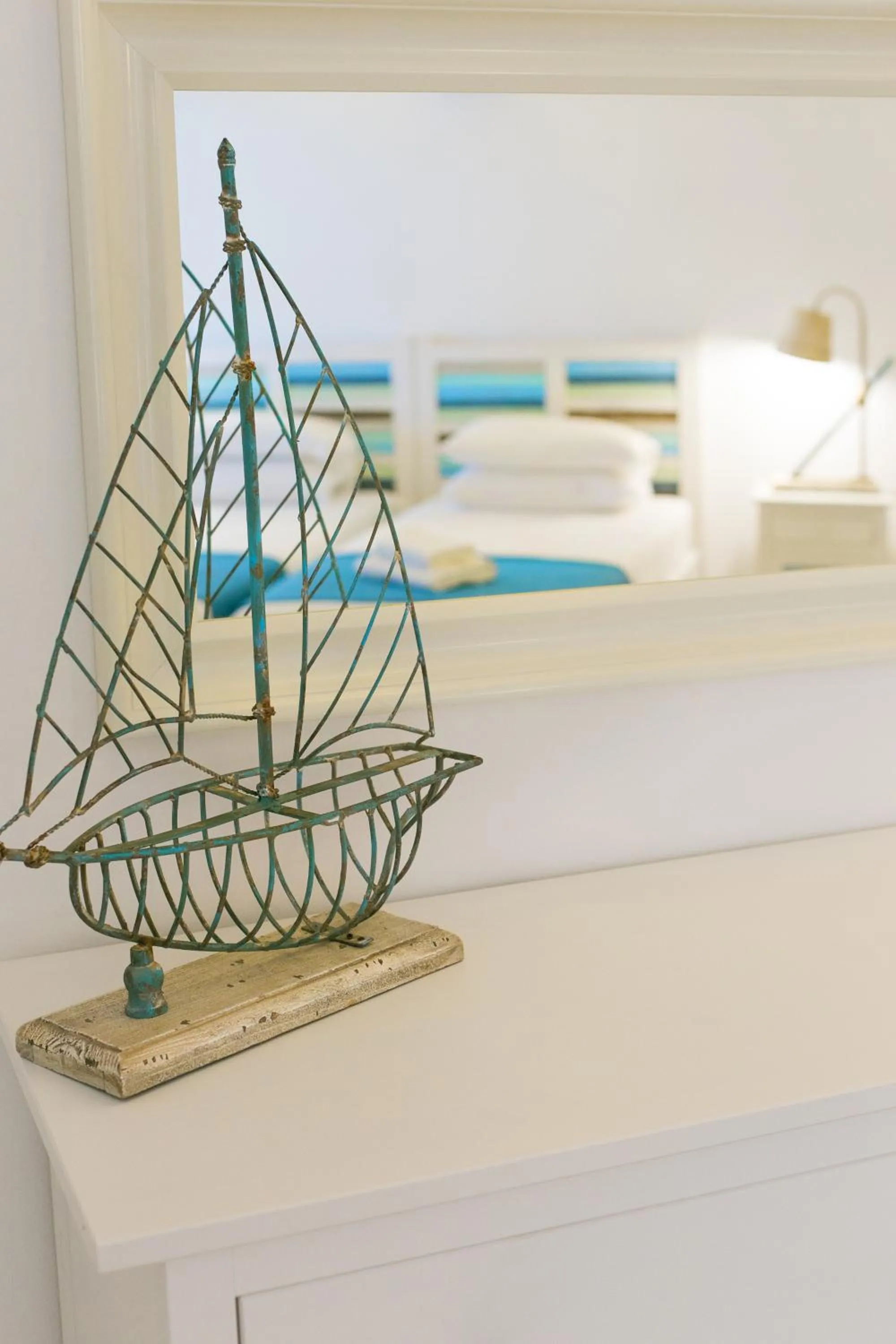 Bed in Thea Villas and Suite