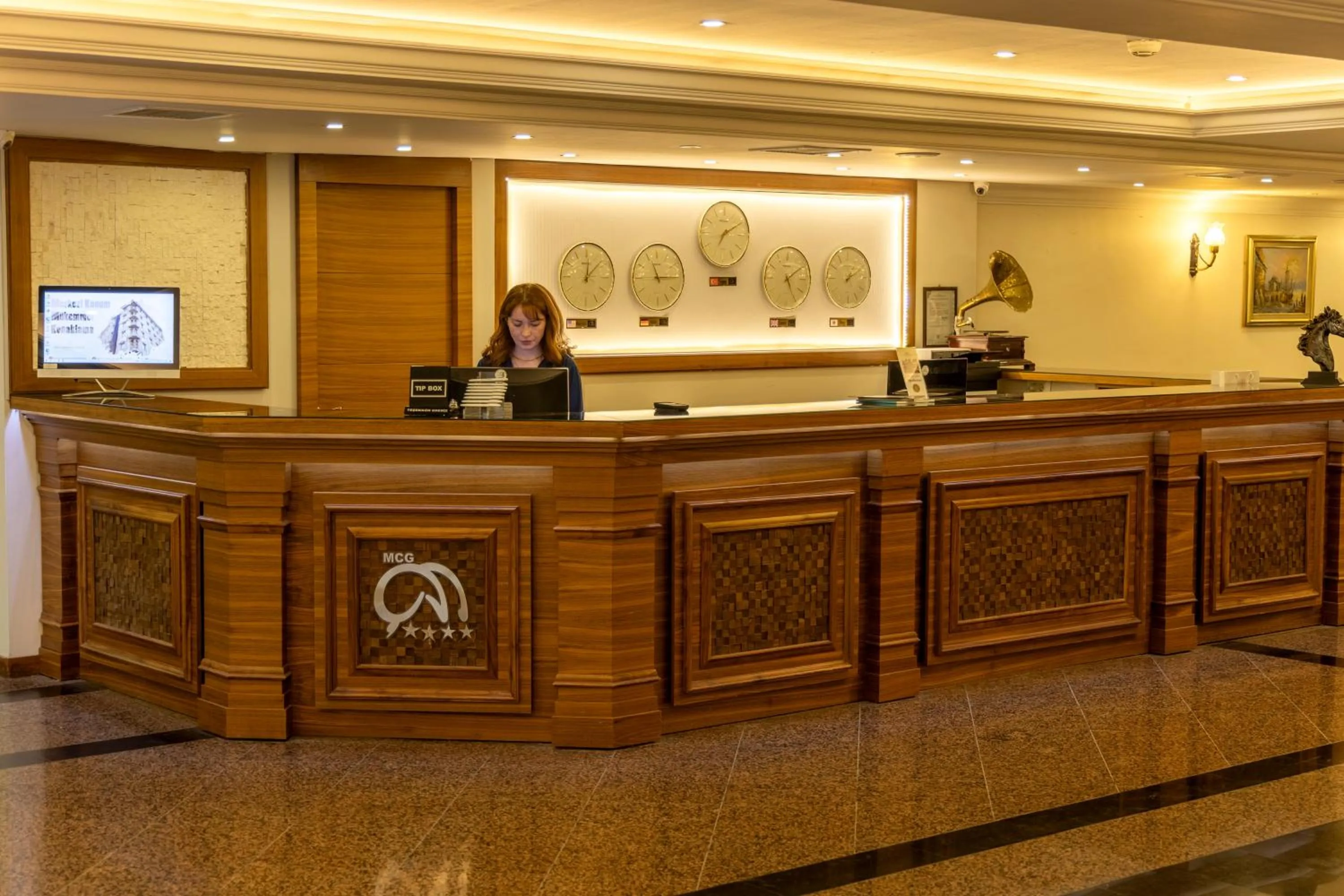 Lobby or reception in Afyon MCG Marble Hotel