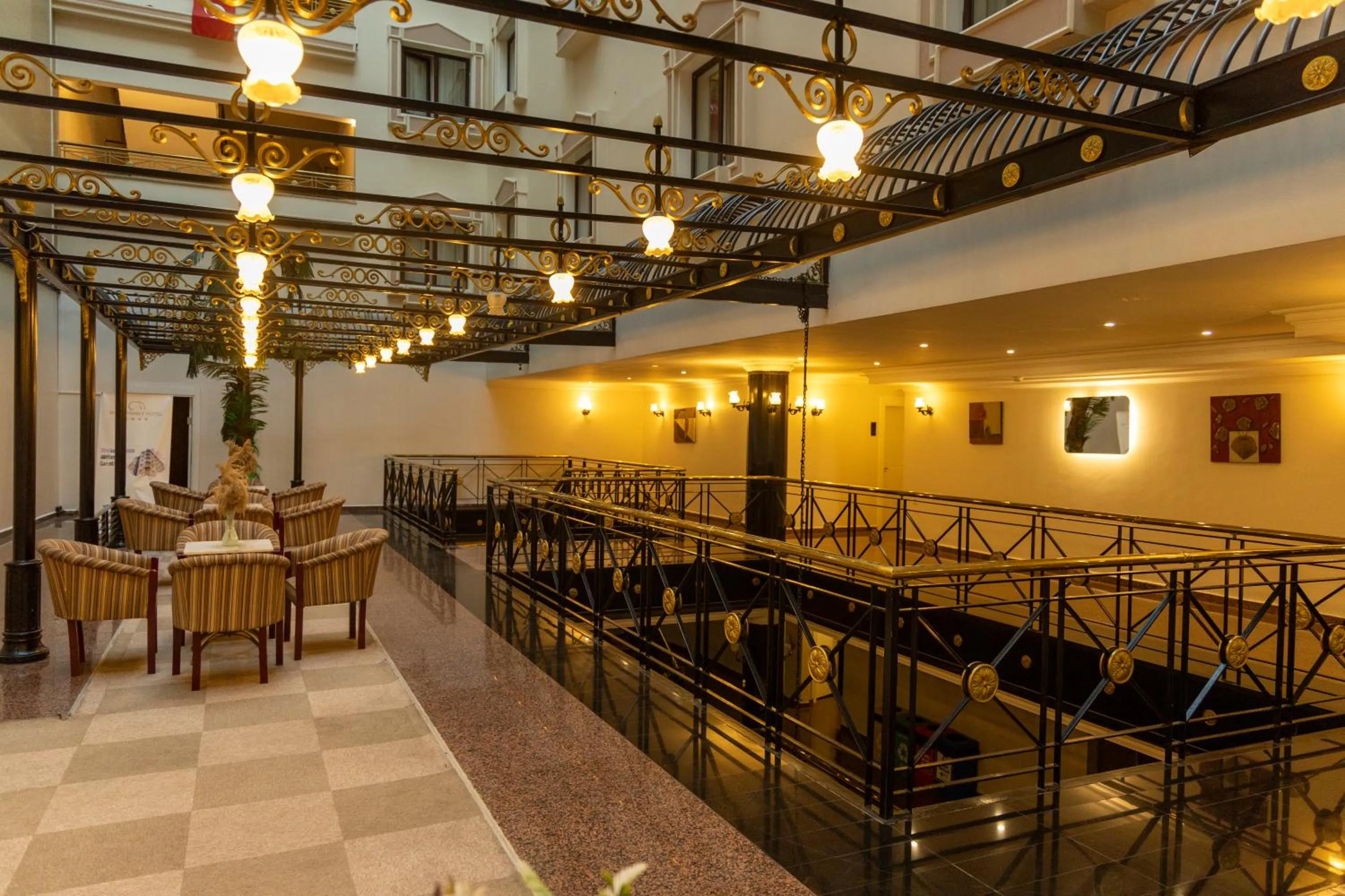 Seating area in Afyon MCG Marble Hotel