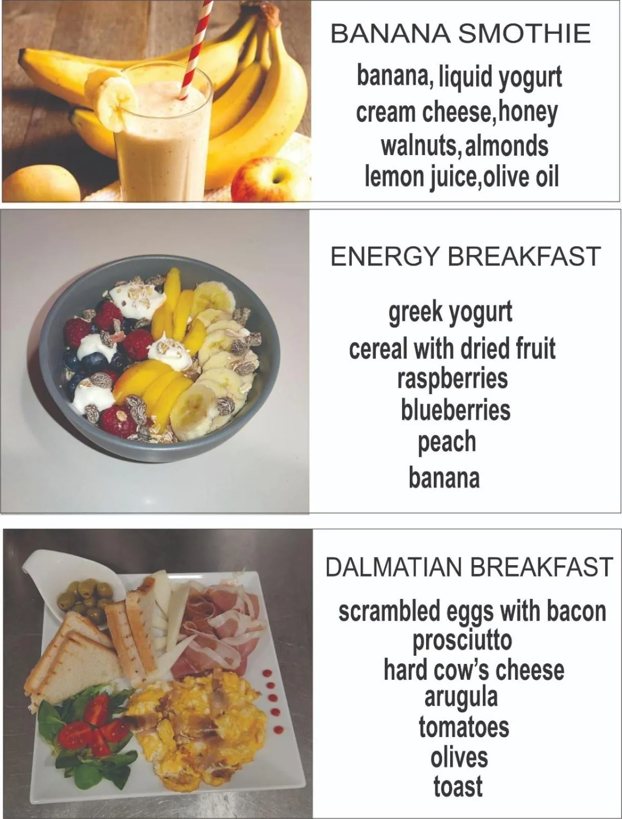 Breakfast in Sailor Boutique Rooms