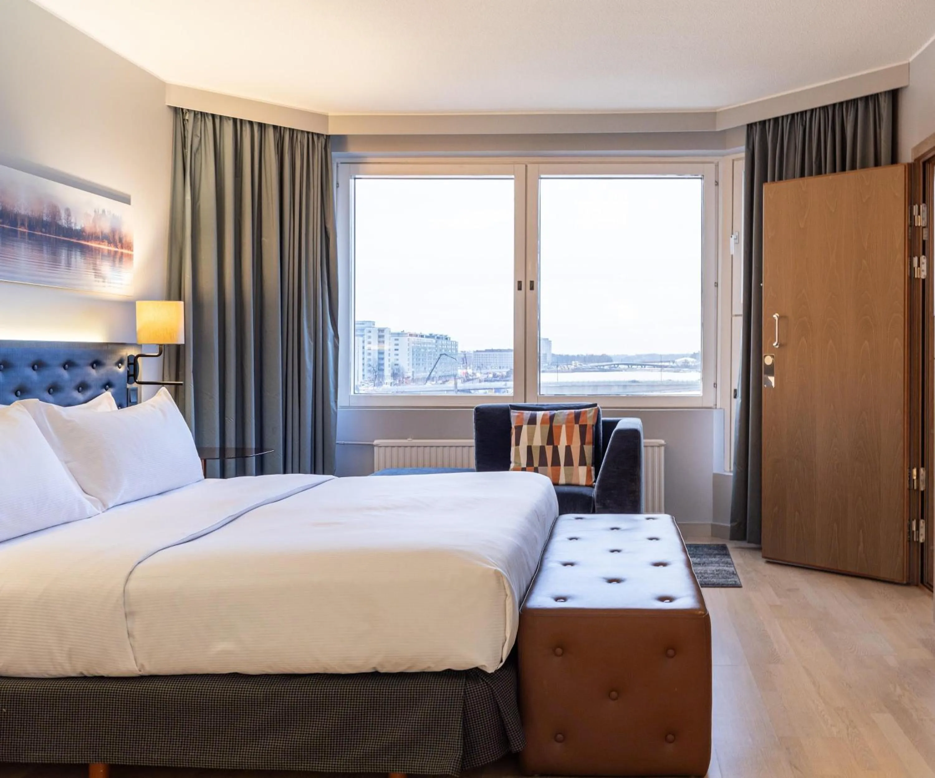 Bed in Hilton Helsinki Strand