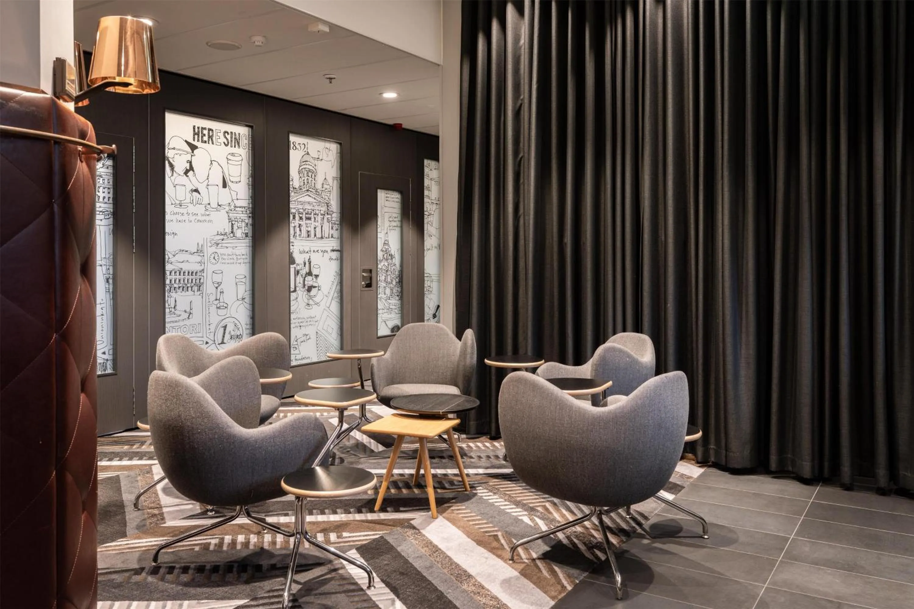 Lobby or reception in Hilton Helsinki Strand