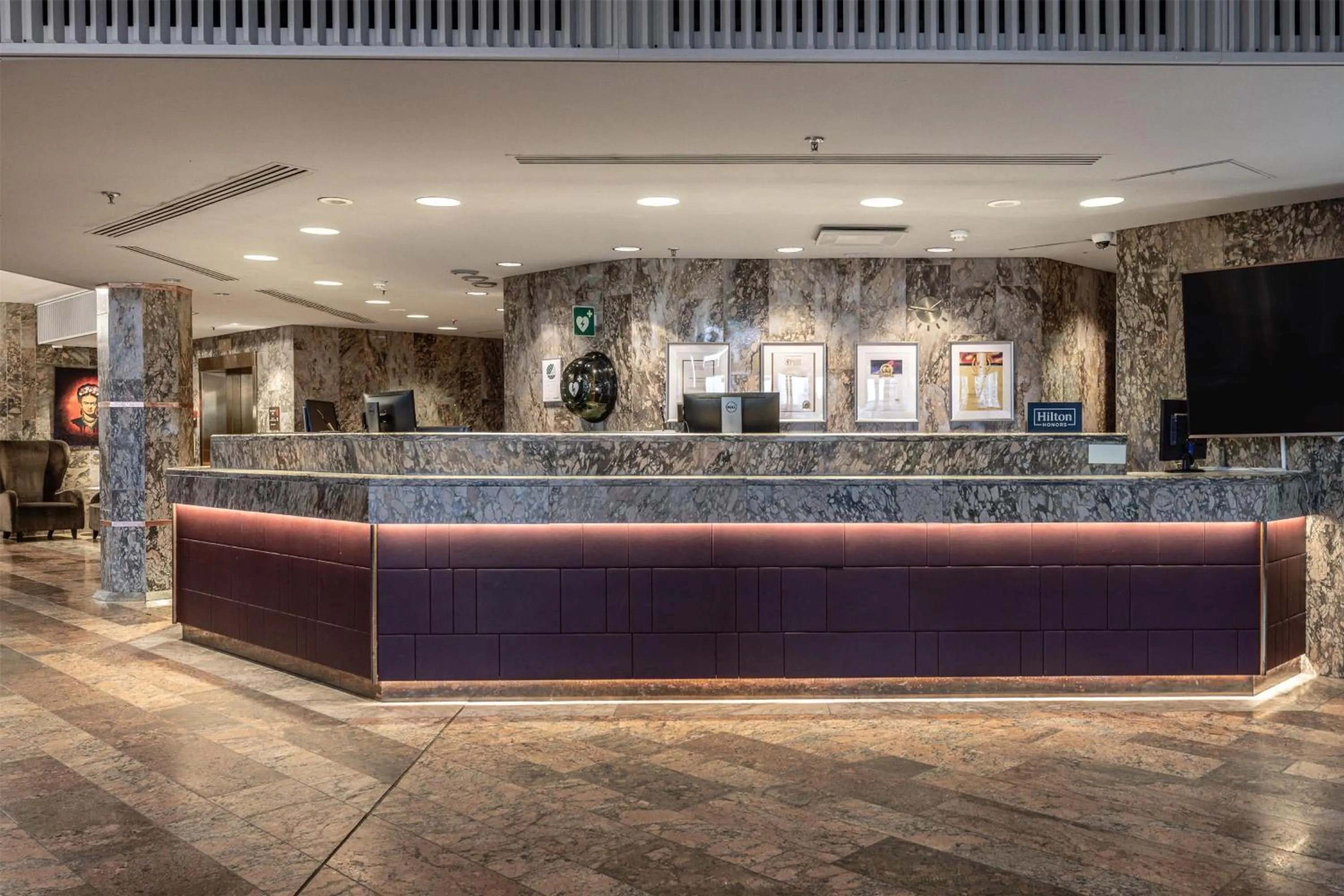 Lobby or reception in Hilton Helsinki Strand