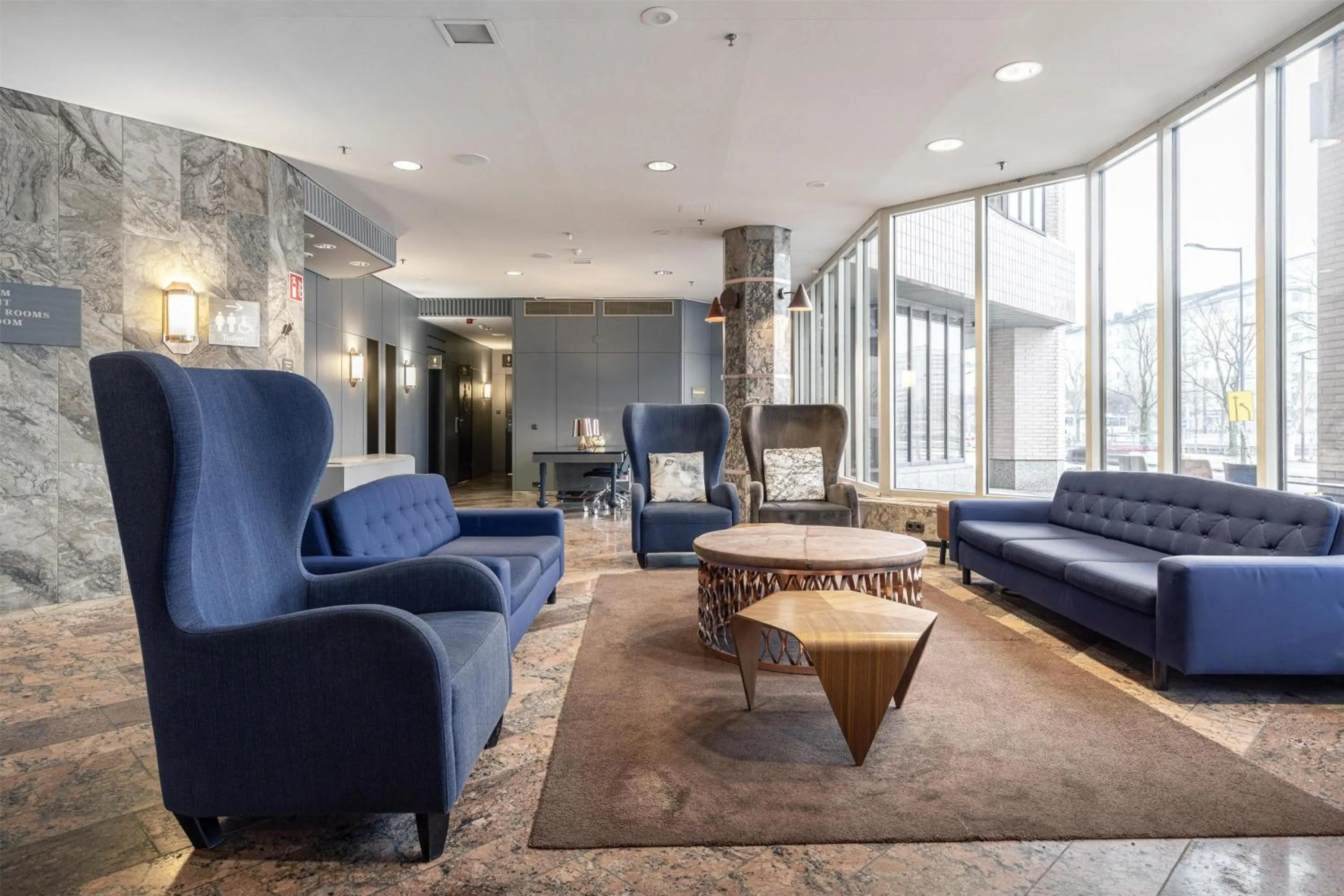 Lobby or reception in Hilton Helsinki Strand