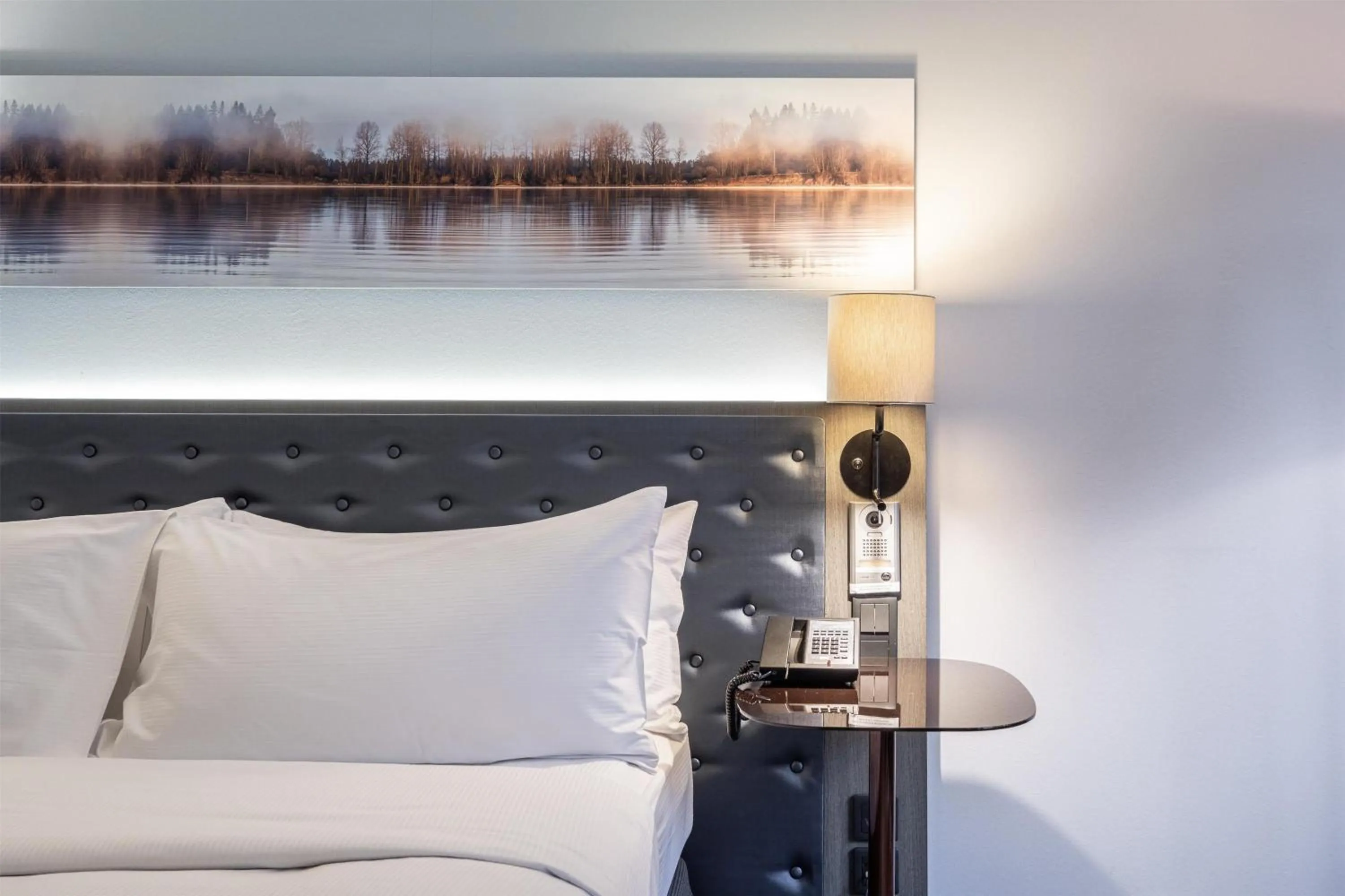 Bed in Hilton Helsinki Strand