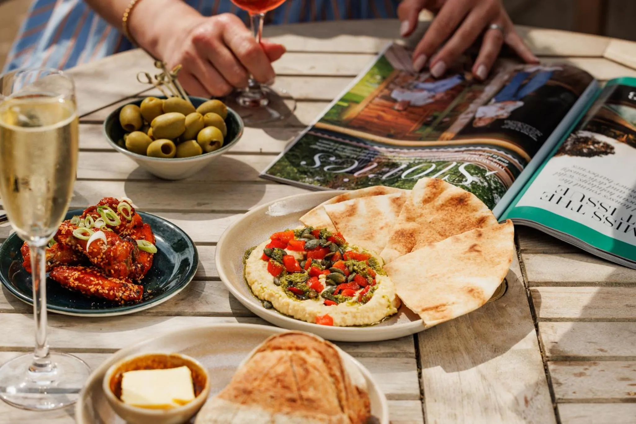 Food and drinks in Bear and Ragged Staff