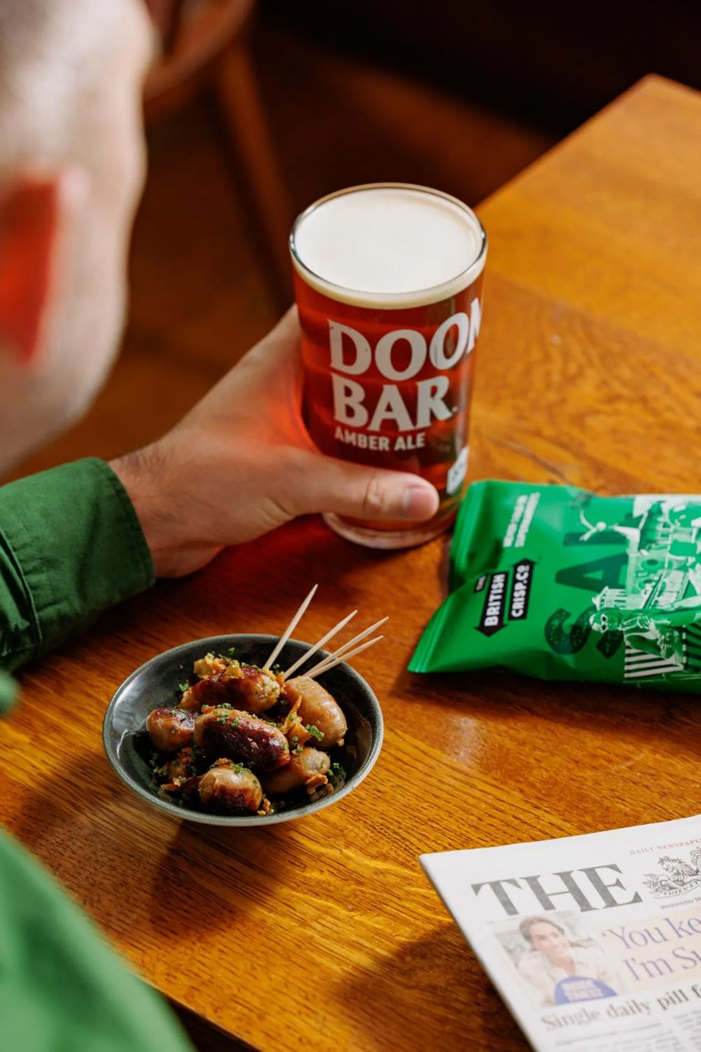 Drinks in Bear and Ragged Staff