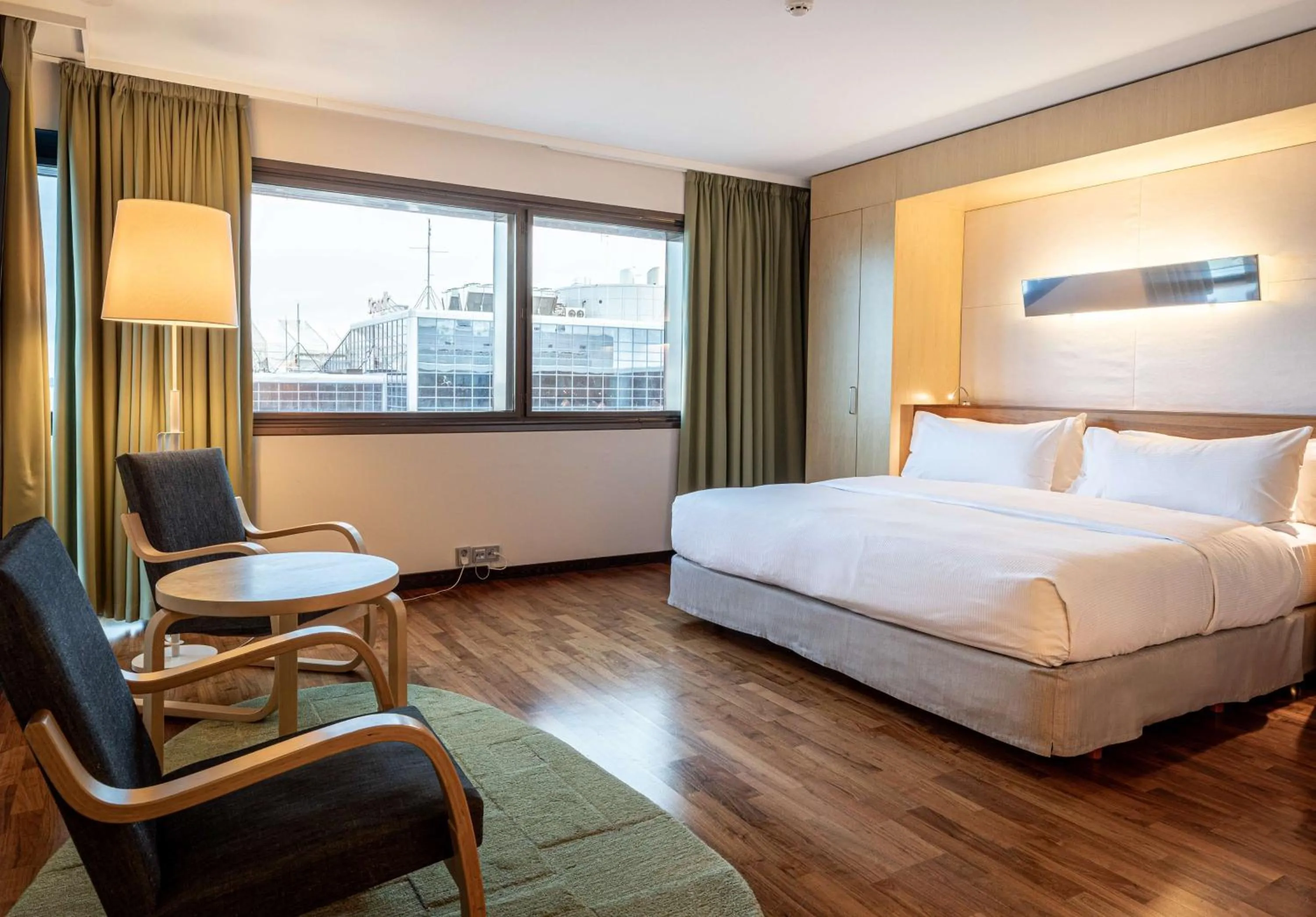 Bed in Hilton Helsinki Airport