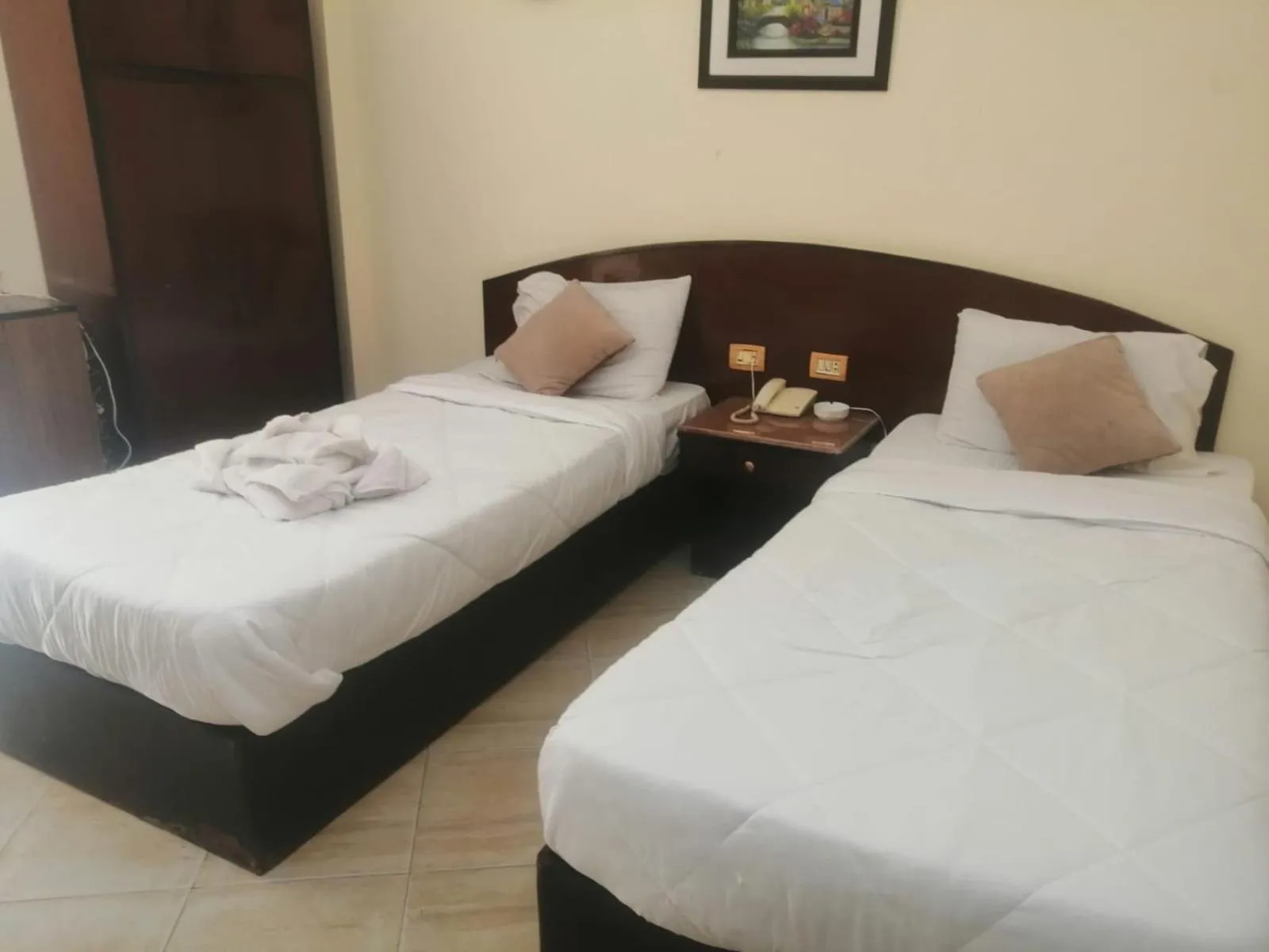 Bed in Eiffel Hotel Hurghada