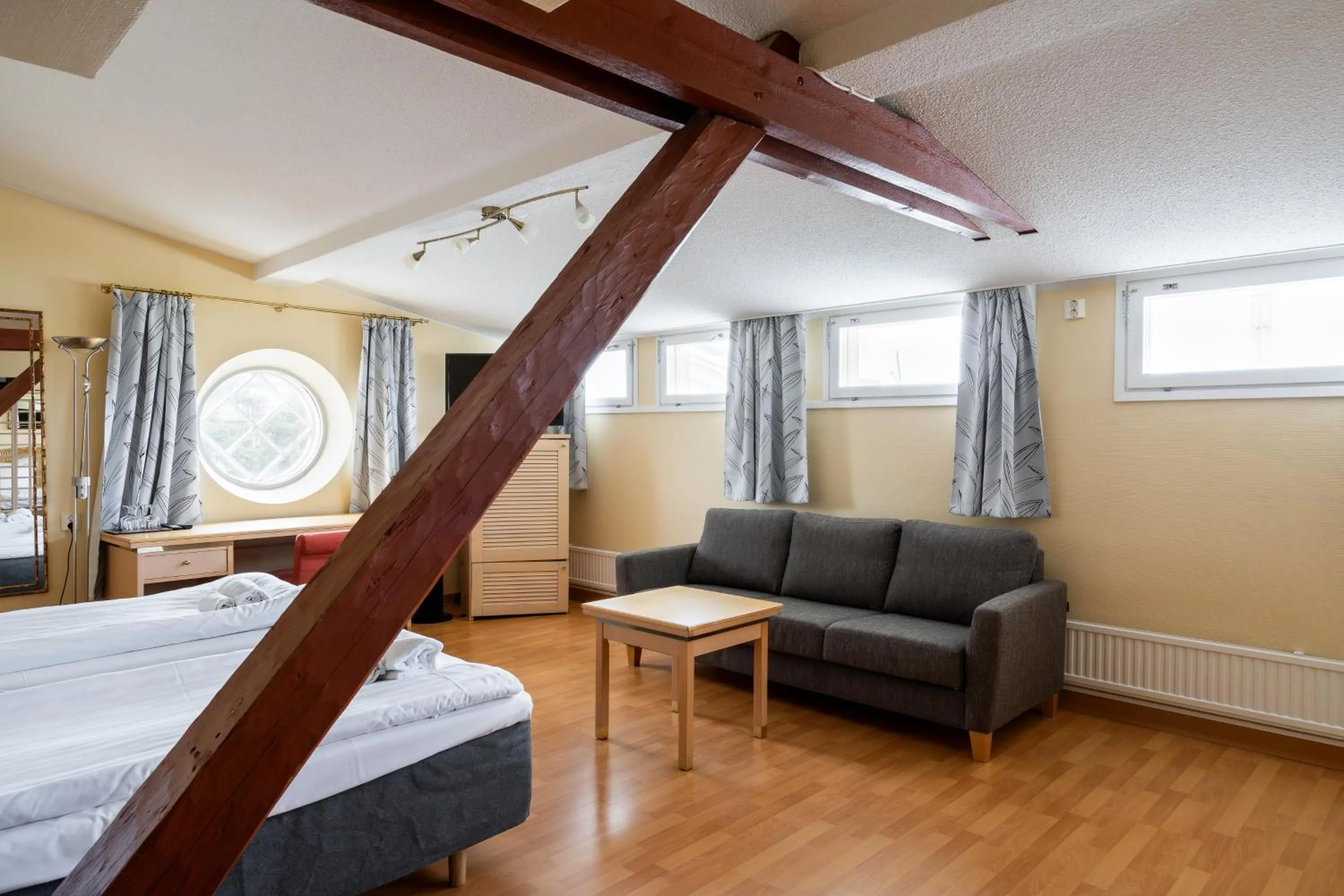 Bedroom, Bed in Hiisi Hotel Turku Seaport