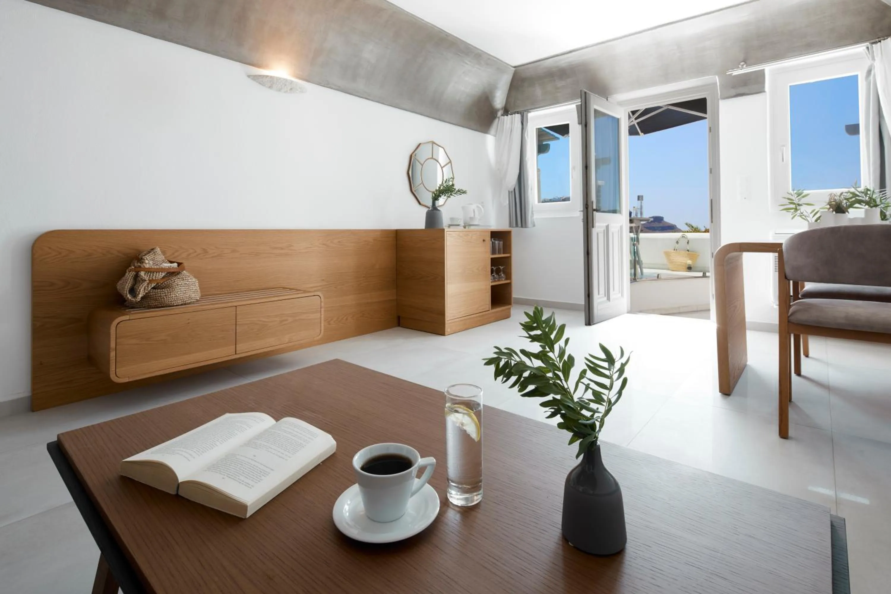 Seating area in Santorini Princess Spa Hotel