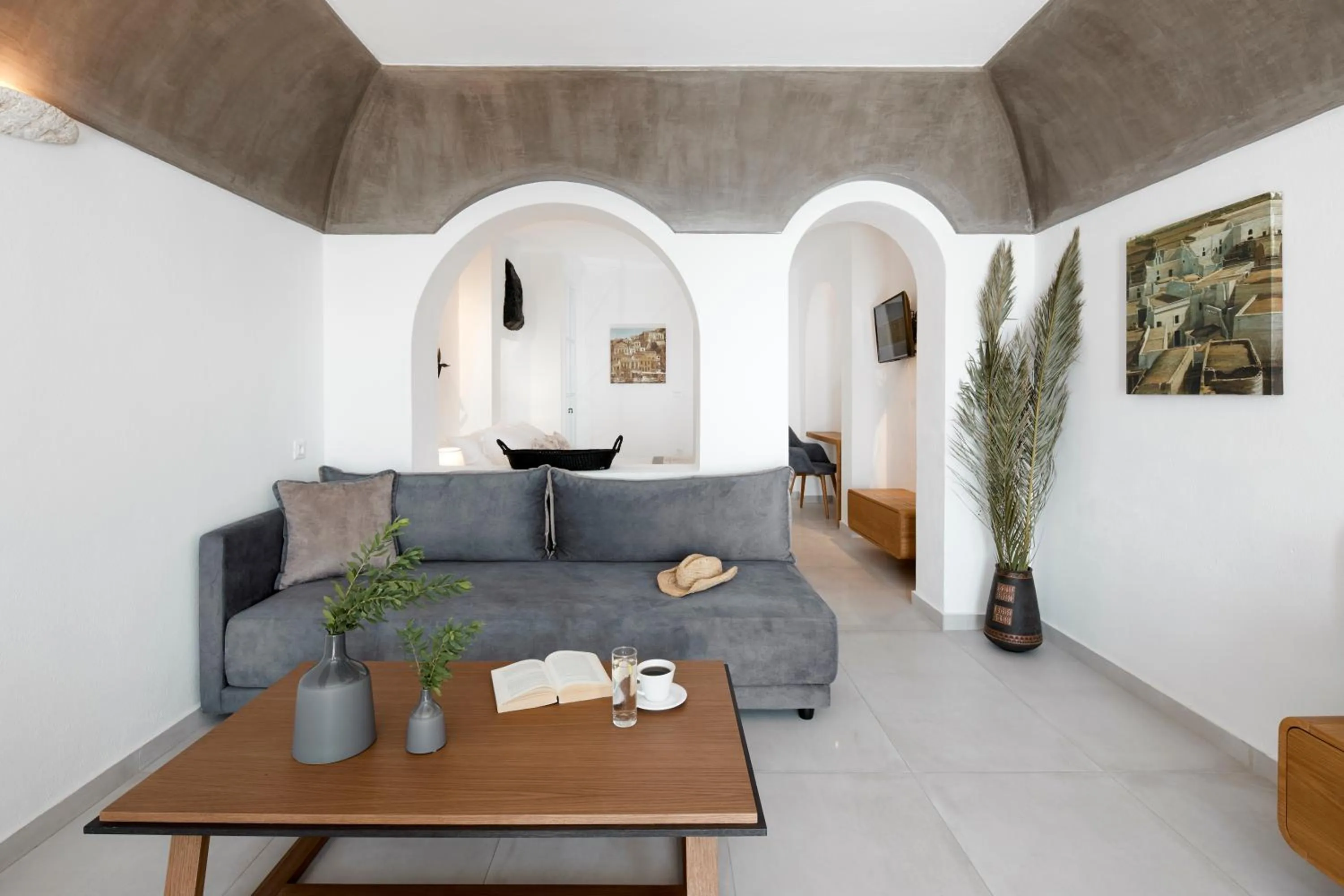 Seating area in Santorini Princess Spa Hotel