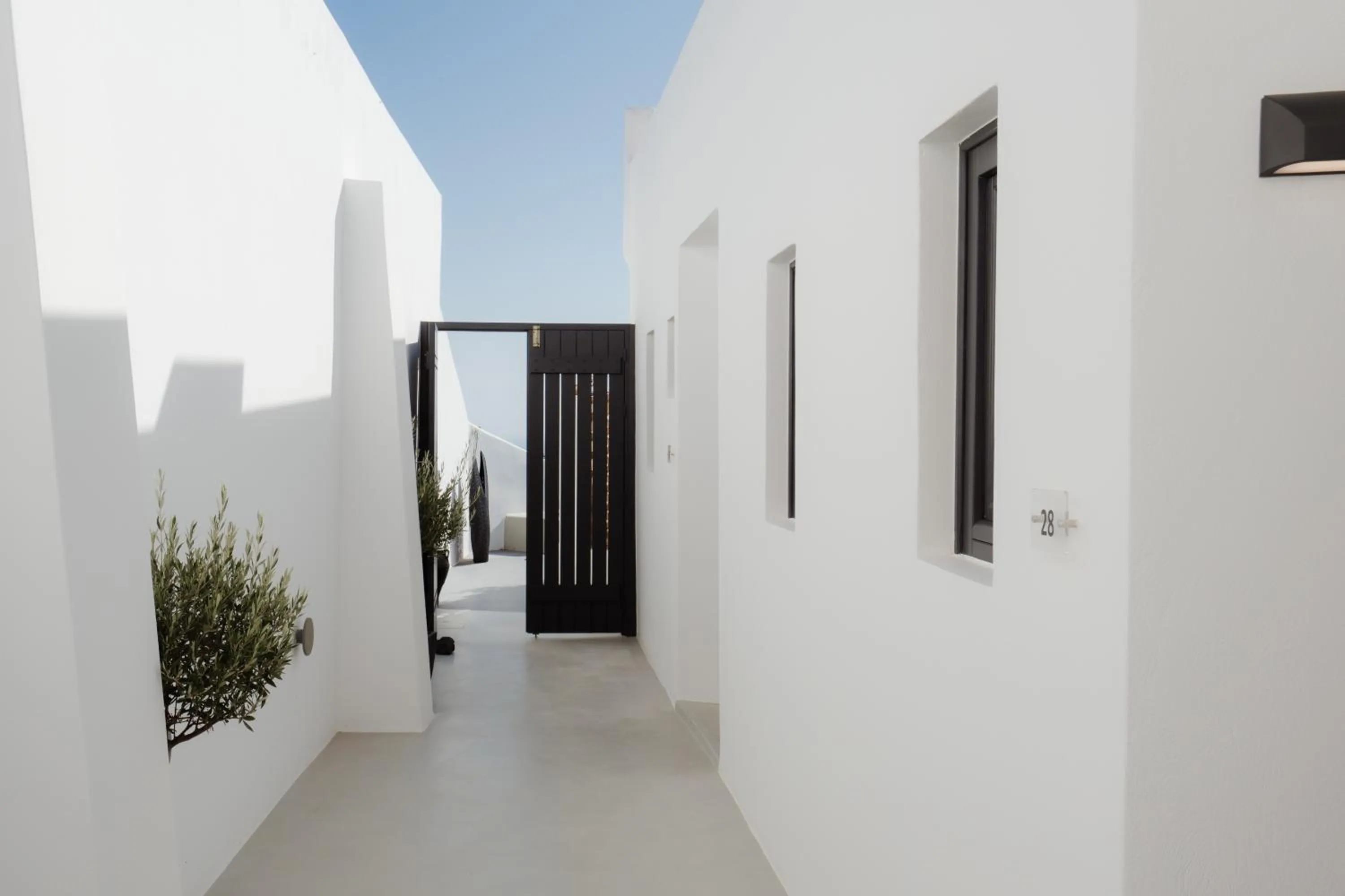 Facade/entrance in Santorini Princess Spa Hotel
