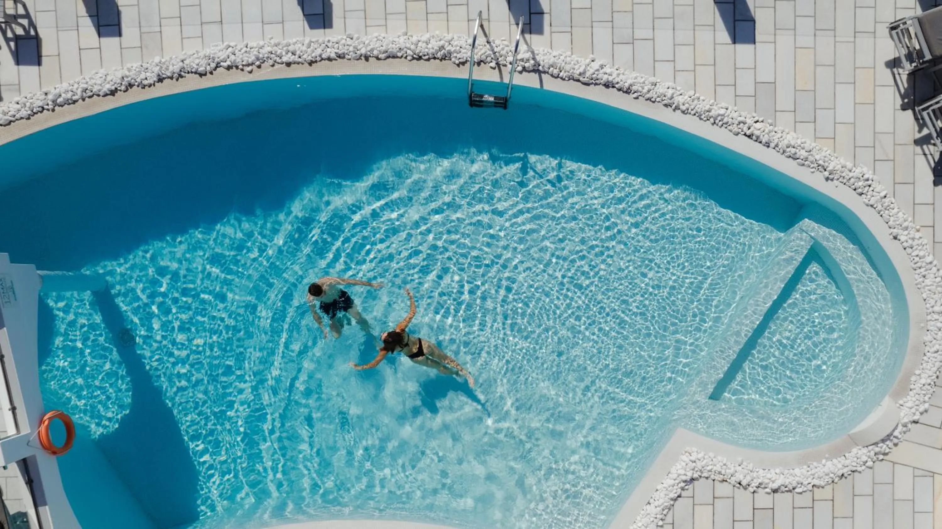 Swimming pool in Santorini Princess Spa Hotel