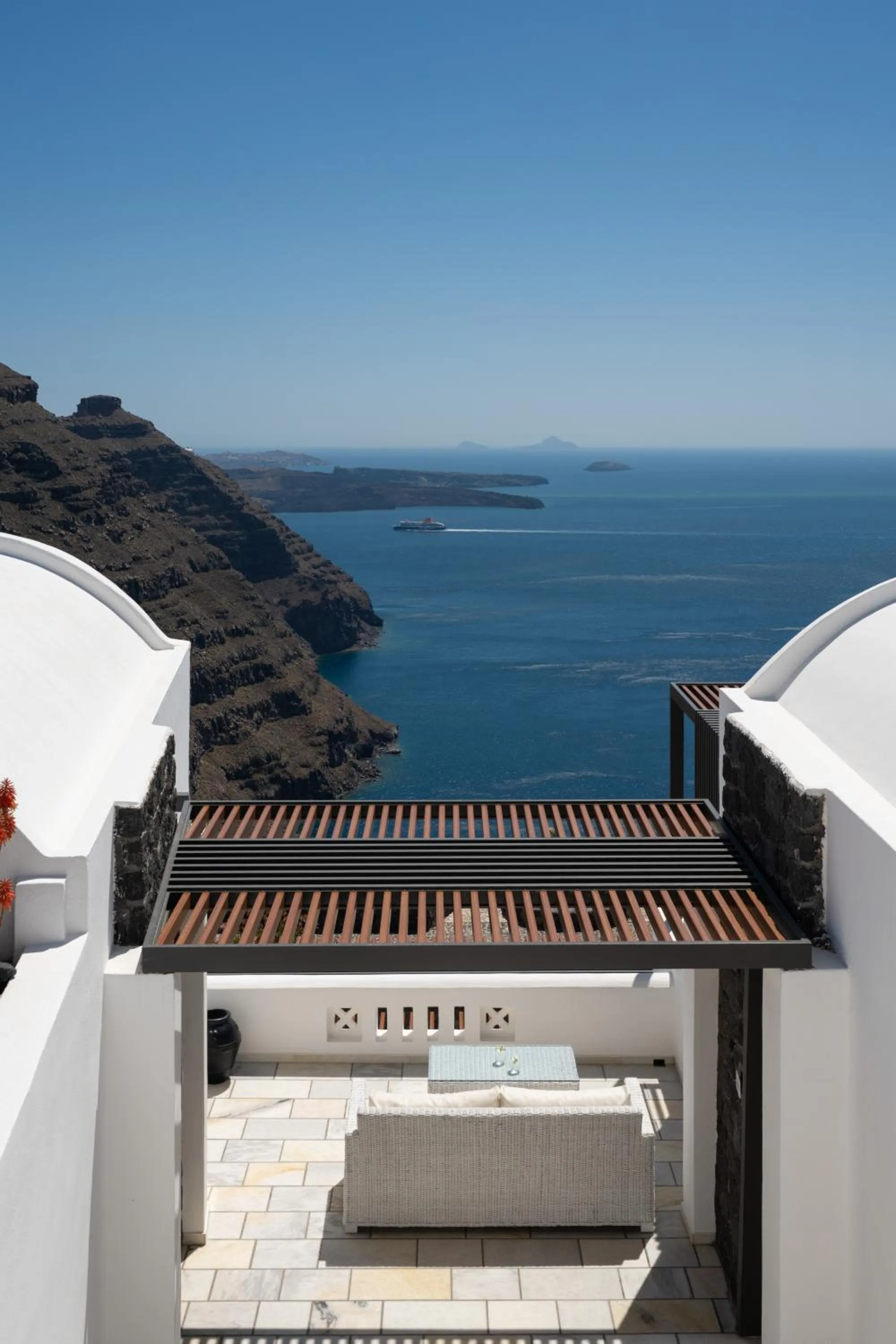 Sea view in Santorini Princess Spa Hotel