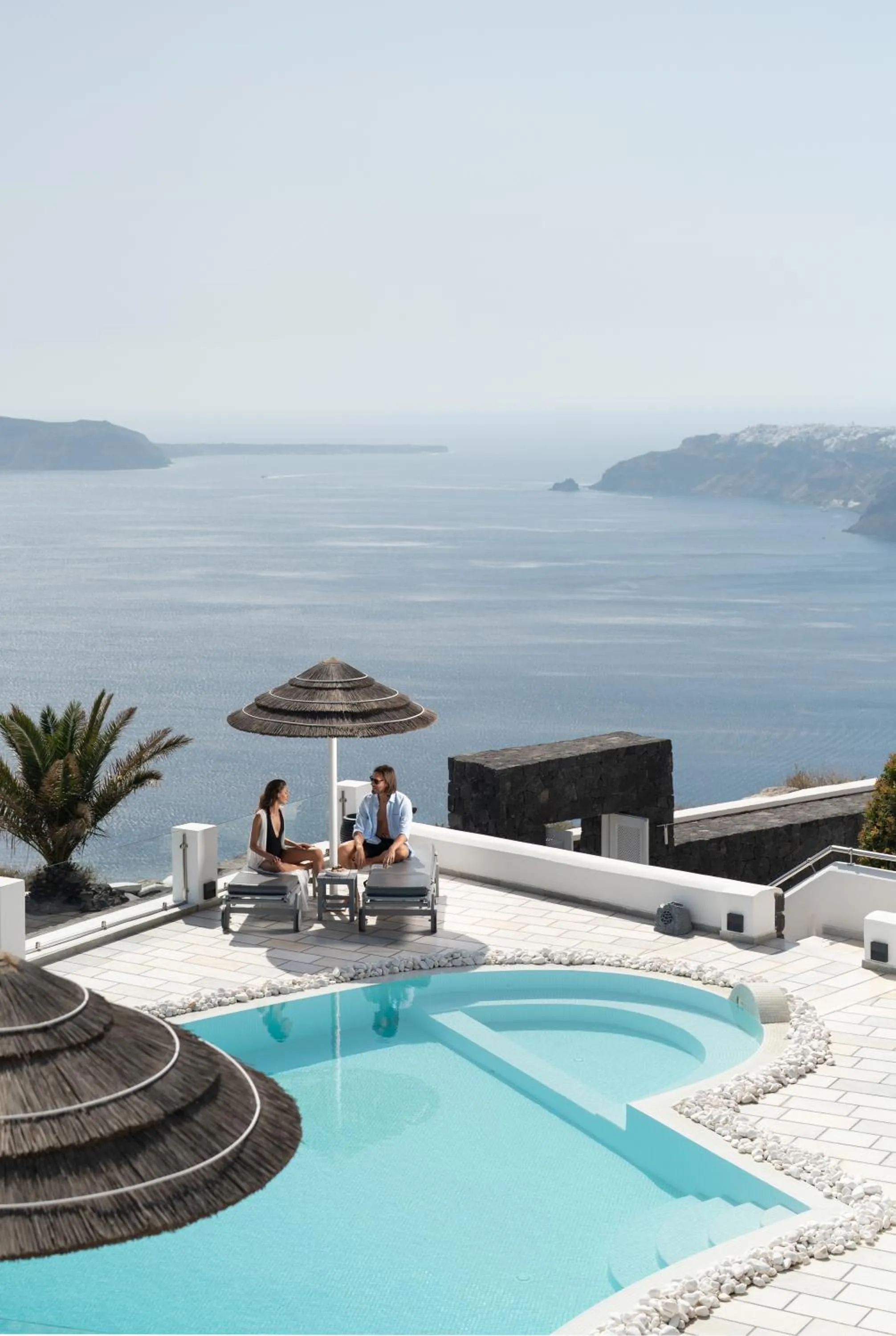 Swimming pool in Santorini Princess Spa Hotel
