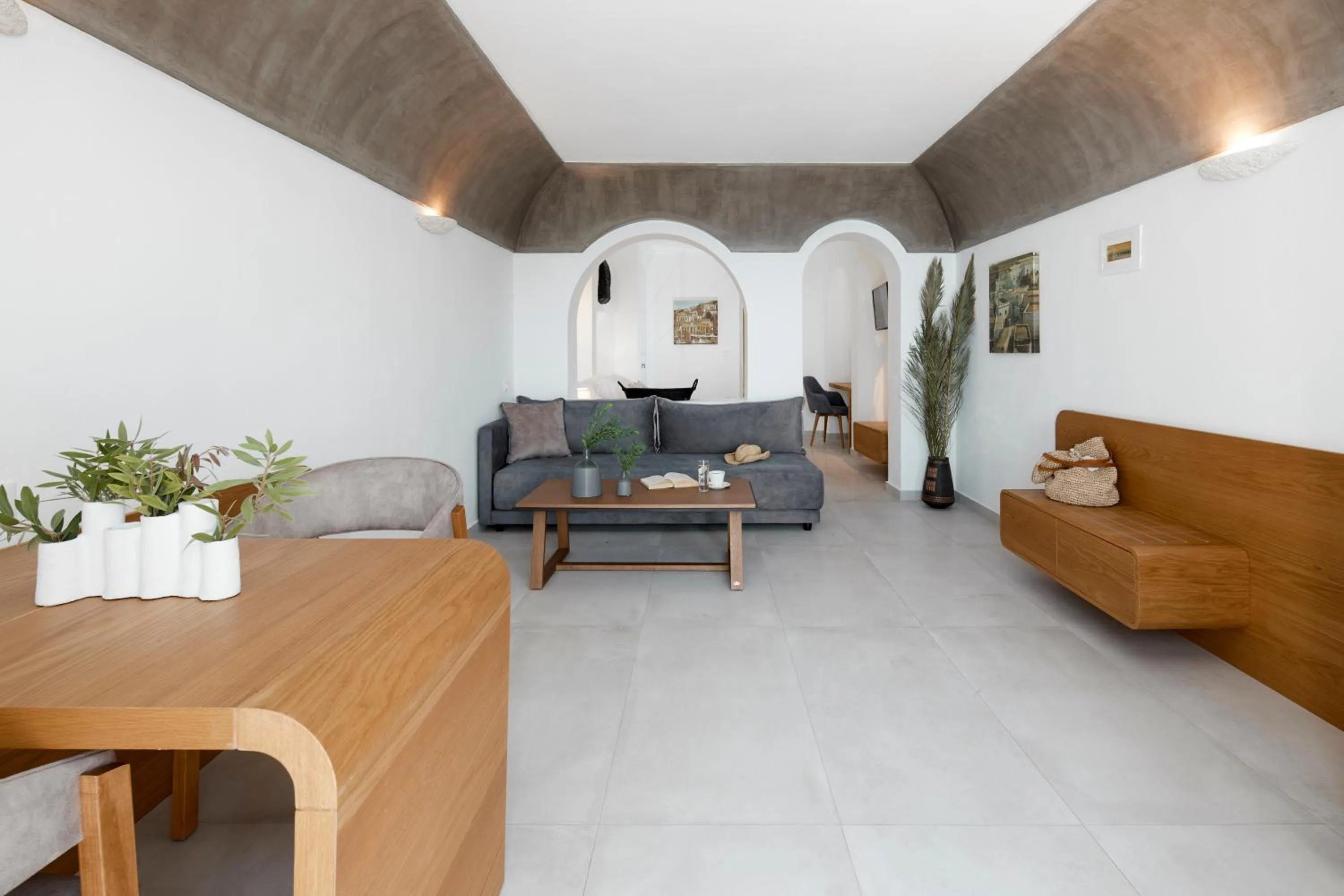 Living room in Santorini Princess Spa Hotel