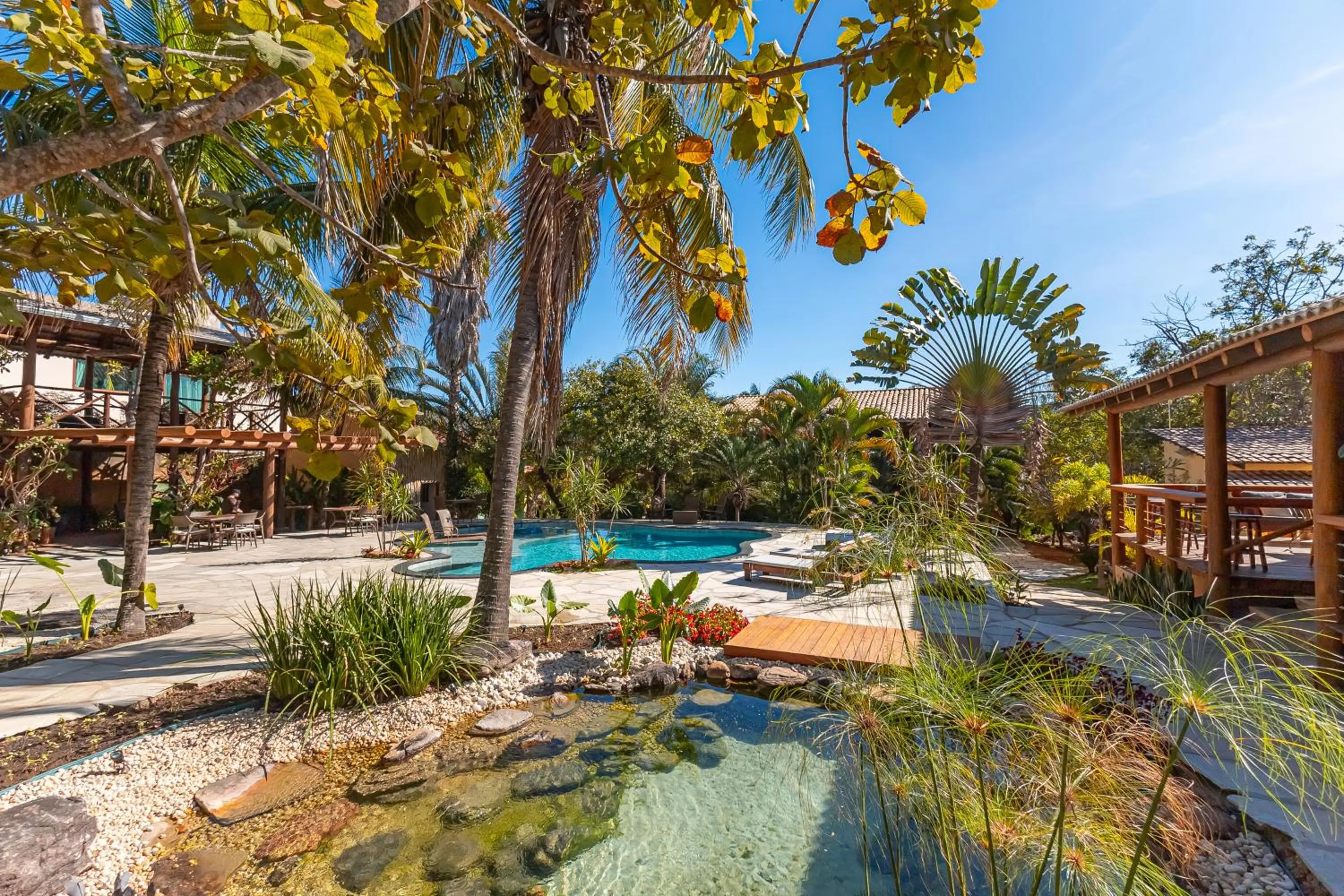 Swimming pool in Pousada Flores do Cerrado