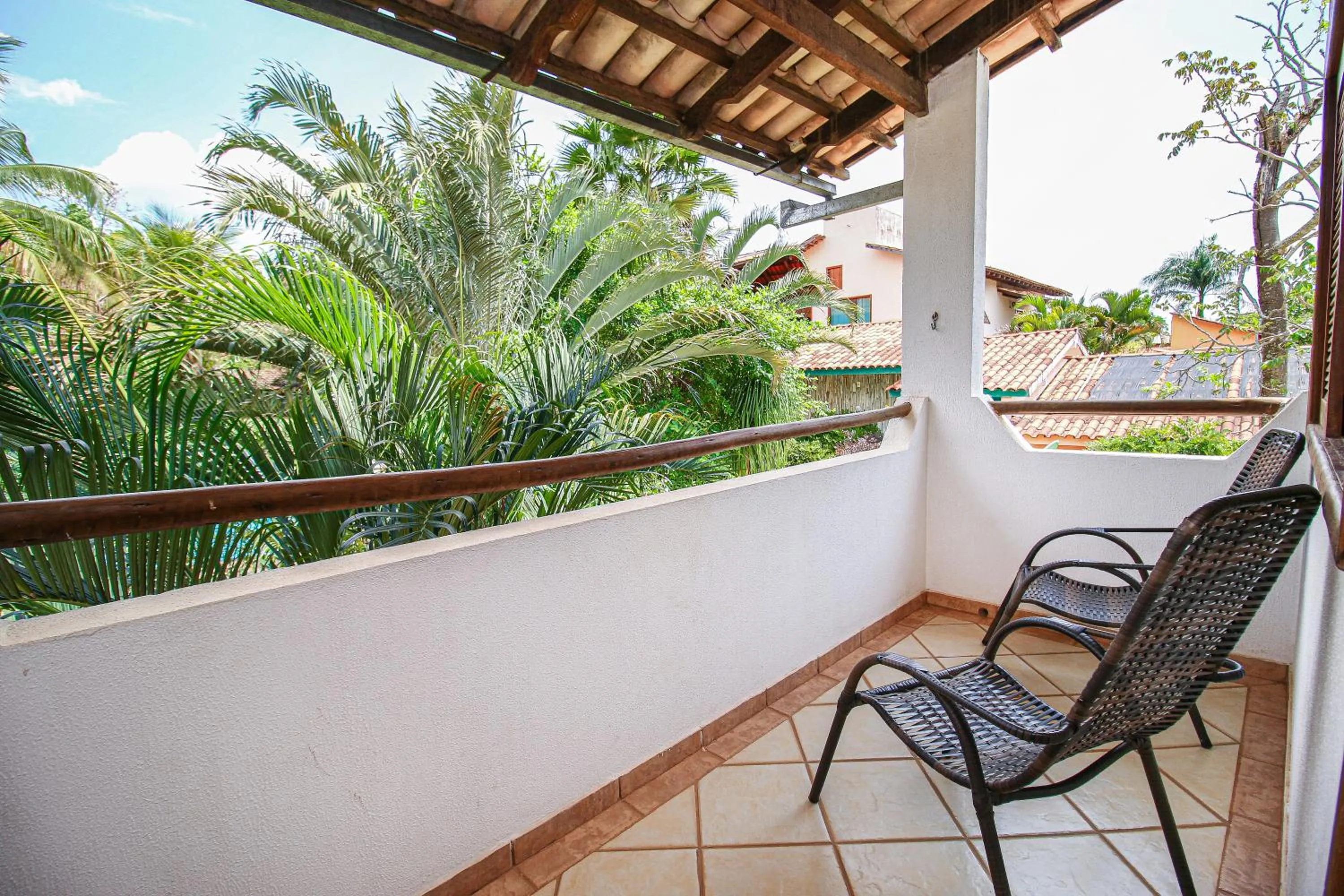 Balcony/Terrace in Pousada Flores do Cerrado