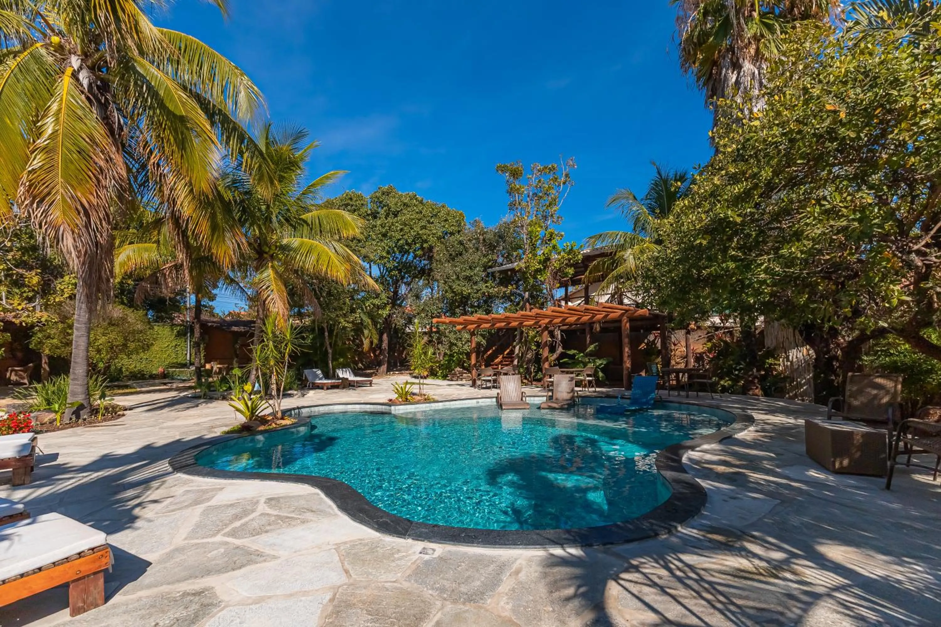 Swimming pool in Pousada Flores do Cerrado