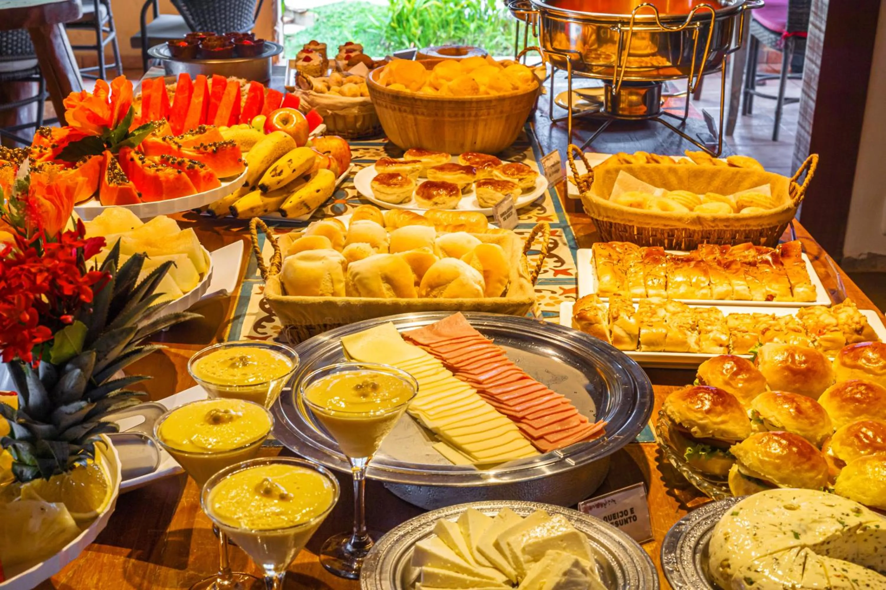 Breakfast in Pousada Flores do Cerrado