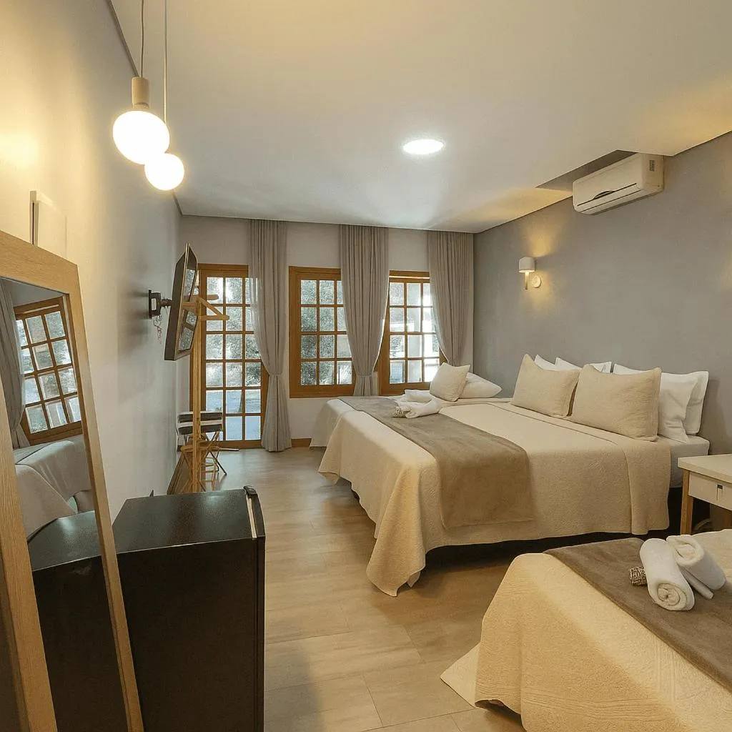 Bedroom, Bed in Pousada Flores do Cerrado