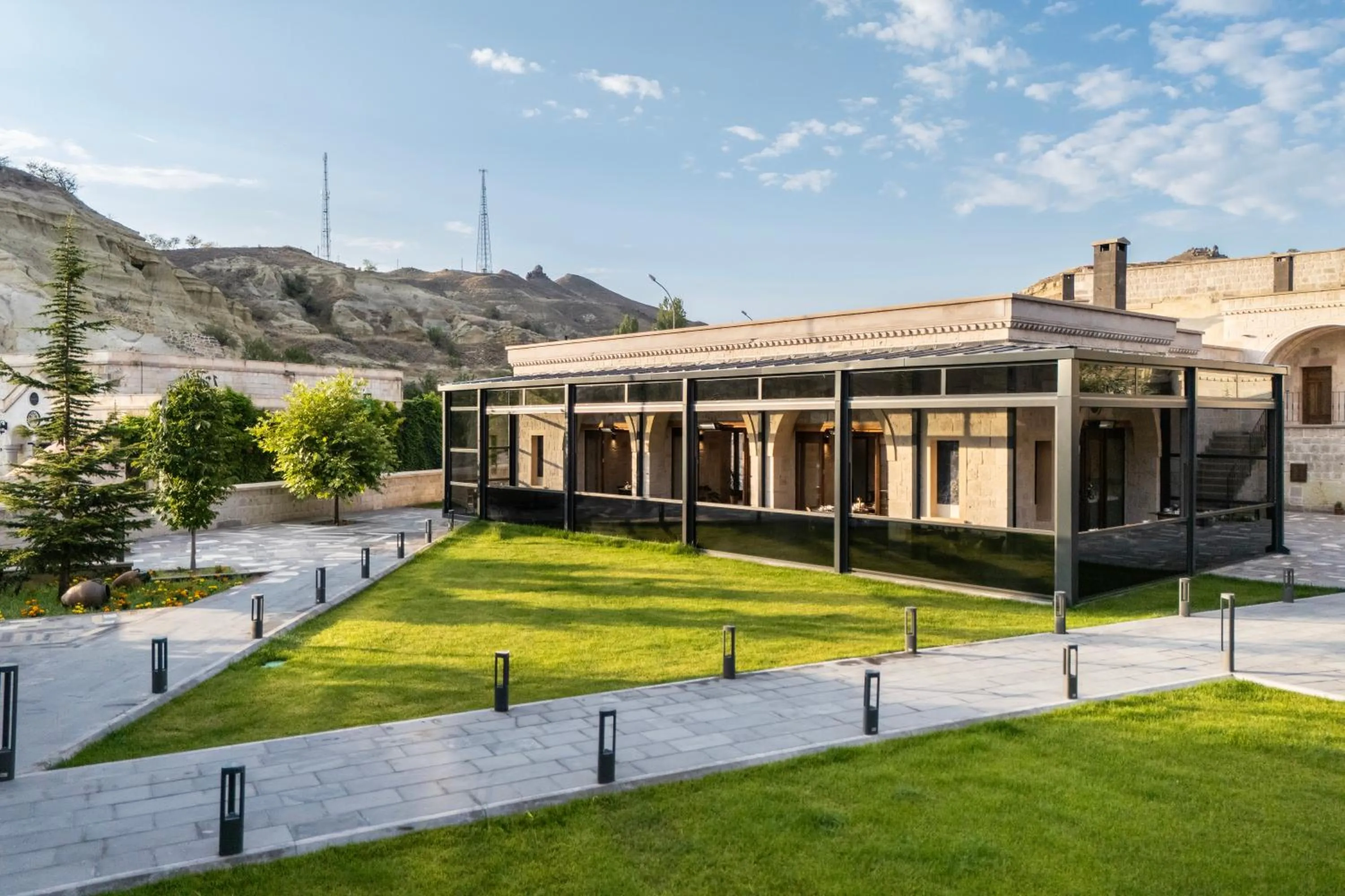 Garden view in Cappadocia Estates Hotel