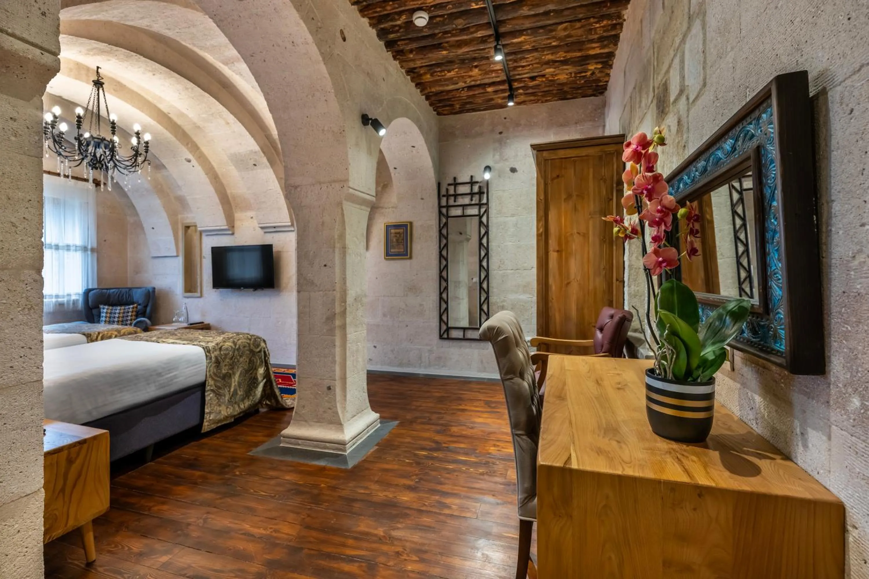 Bed in Cappadocia Estates Hotel